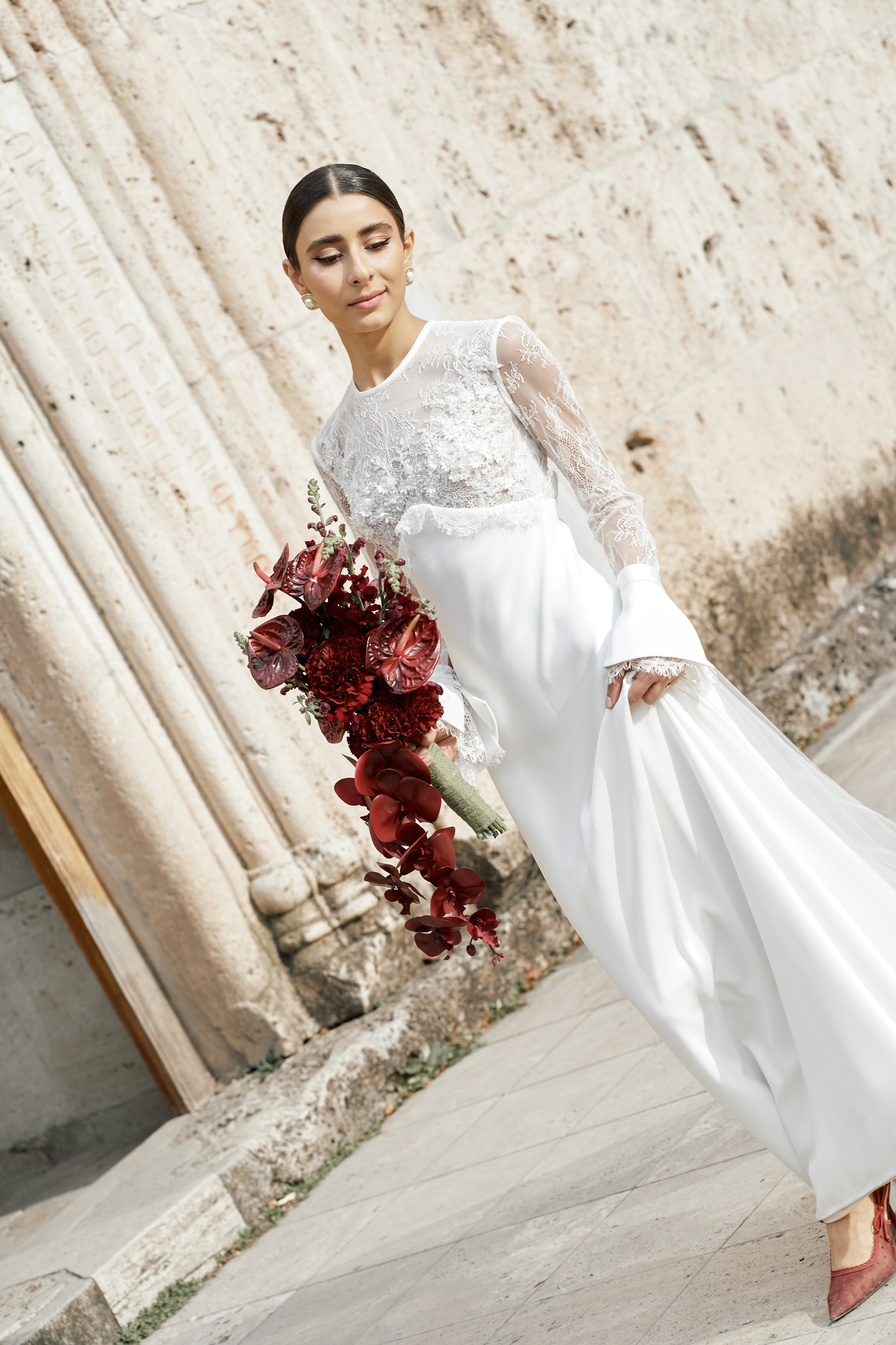 Emotional wedding moment captured during an Armenian ceremony