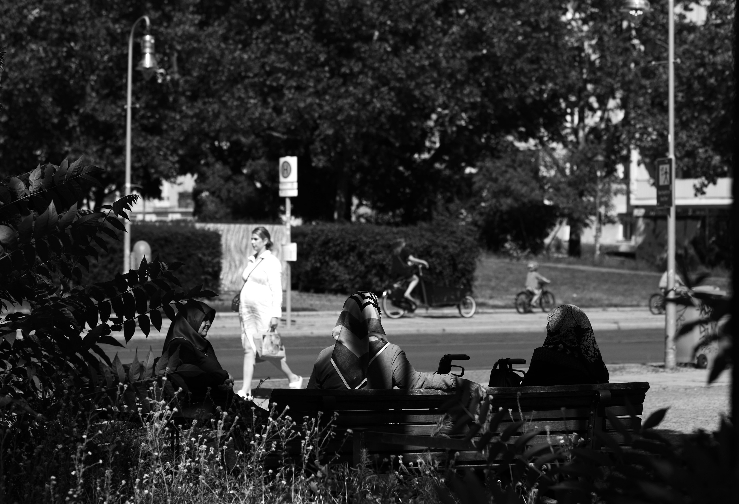 Berliner Mischung (Schwarz-Weiß). BNW Around Photography