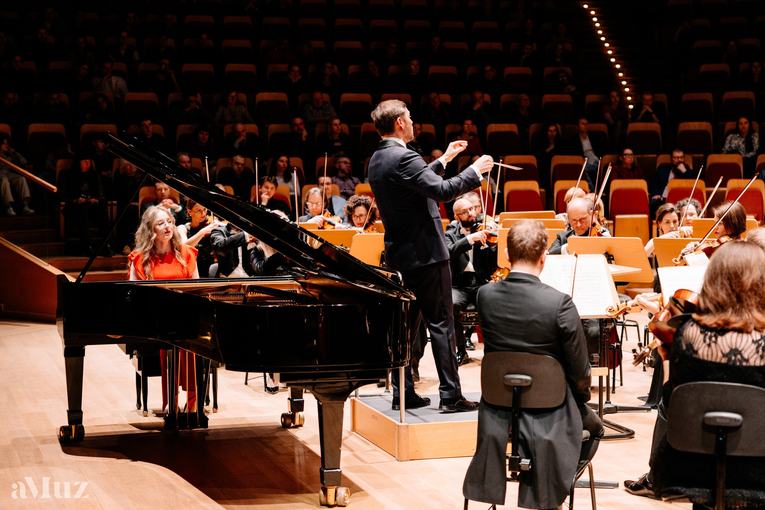 Koncert dyplomantów aMuz w Polskiej Filharmonii Bałtyckiej. Fotograf Ślubny Warszawa - Sesje Biznesowe Rodzinne Eventy