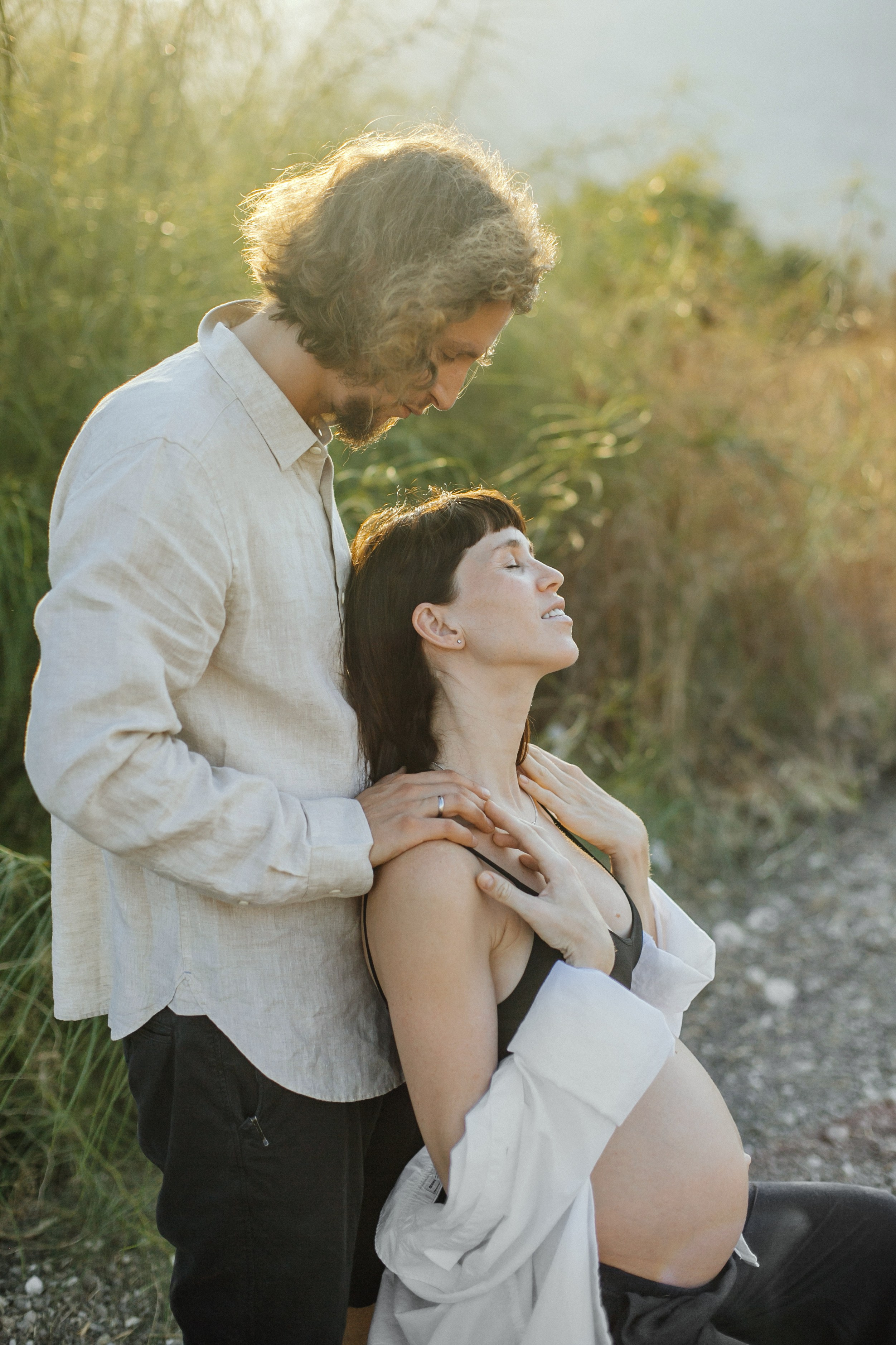 Kiryat Tivon field. Family photographer in Israel