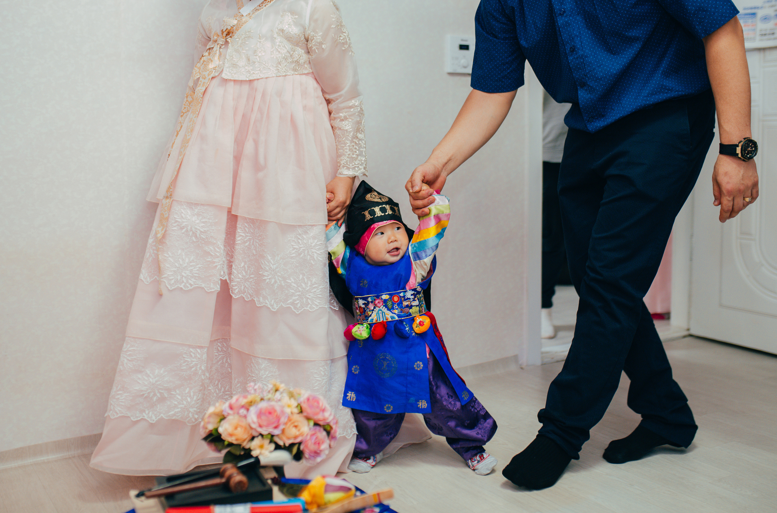 Кирилл — годик. Портретный фотограф в Южной Корее Ольга Лян