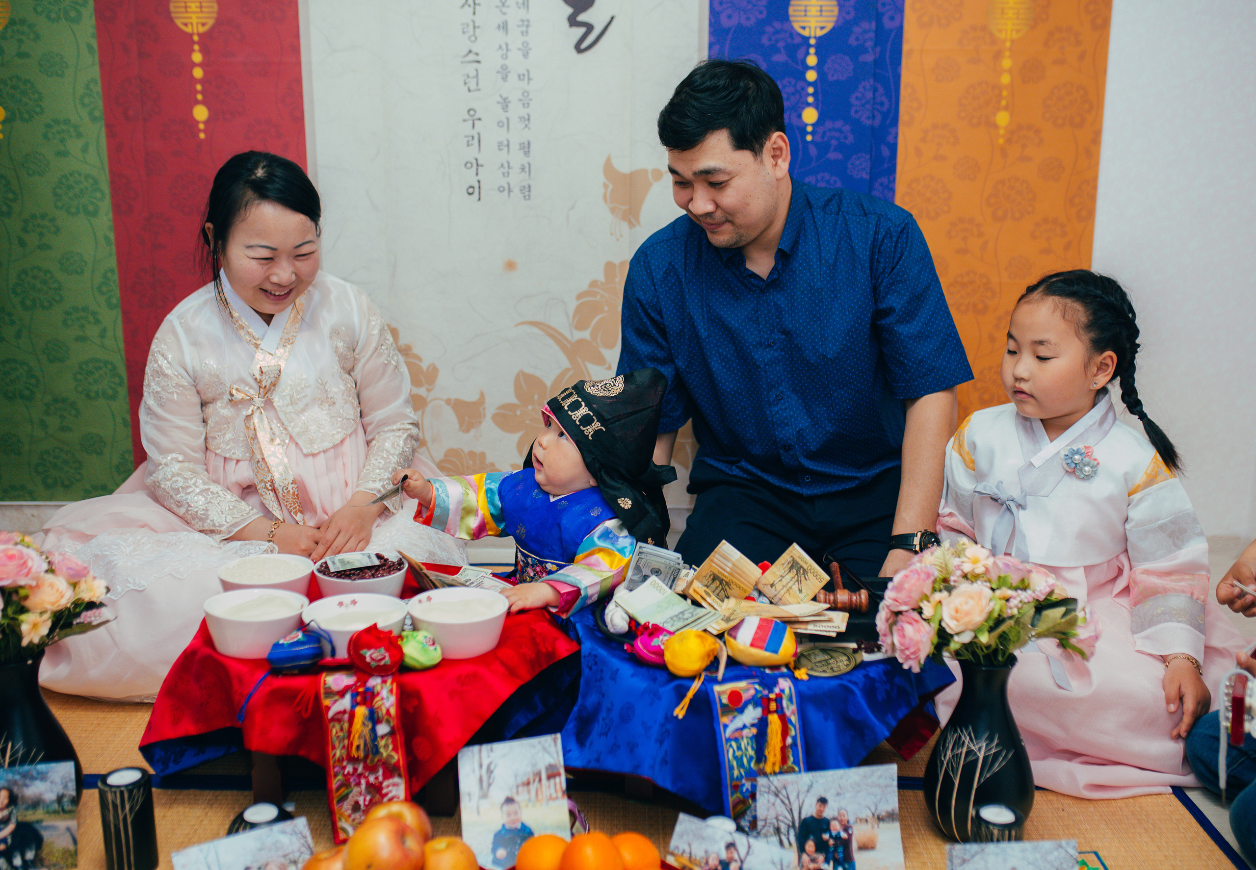 Кирилл — годик. Портретный фотограф в Южной Корее Ольга Лян