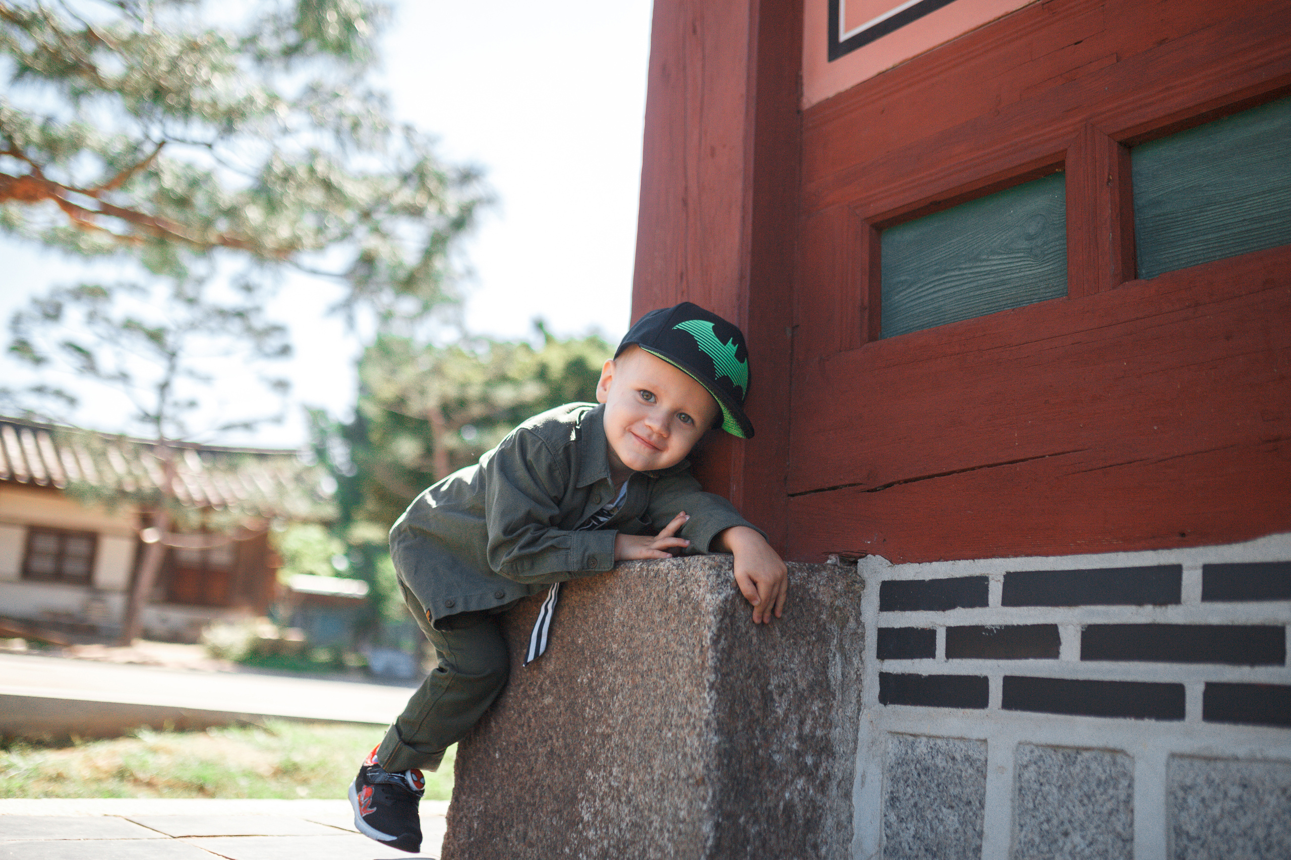 Sunshine Family. Portrait photographer in South Korea Olga Lian