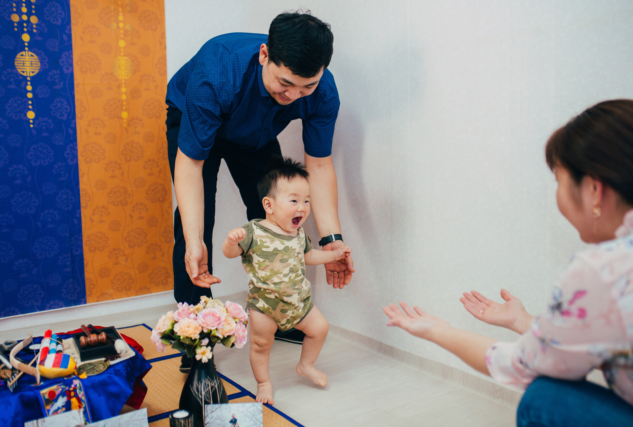 Кирилл — годик. Портретный фотограф в Южной Корее Ольга Лян