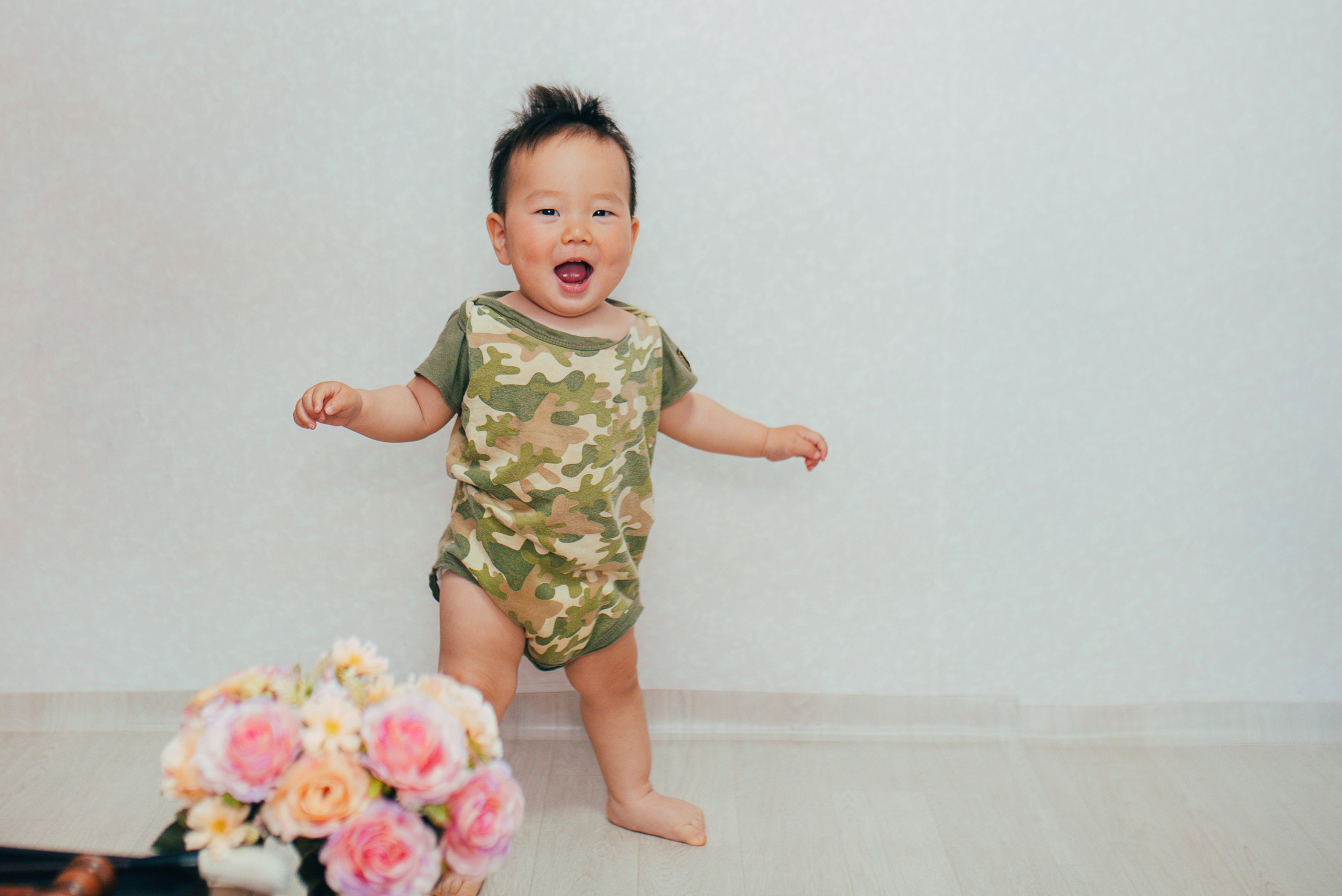 Кирилл — годик. Портретный фотограф в Южной Корее Ольга Лян