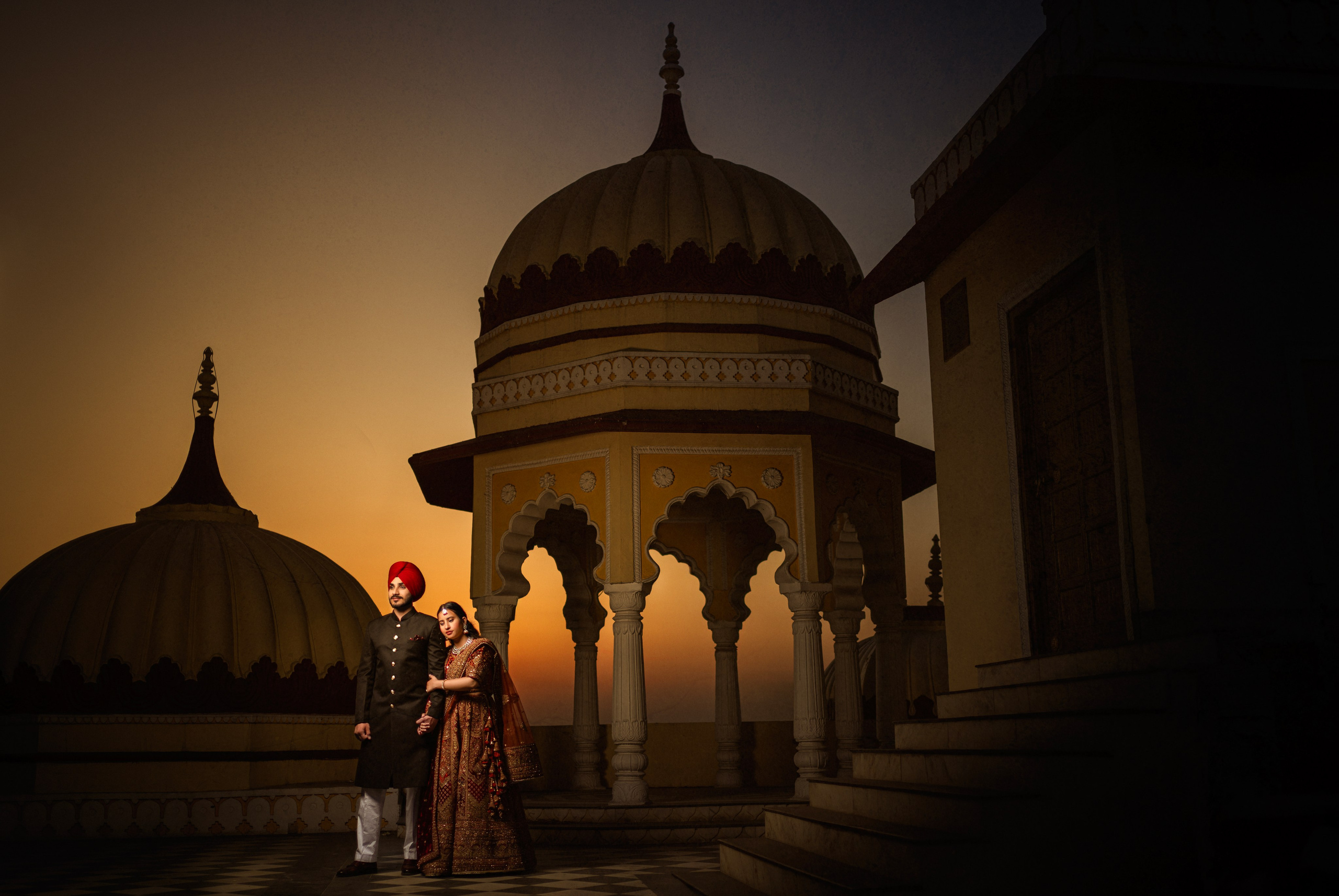 Varinder & Param at Noor Mahal. Studio Kunal Photography