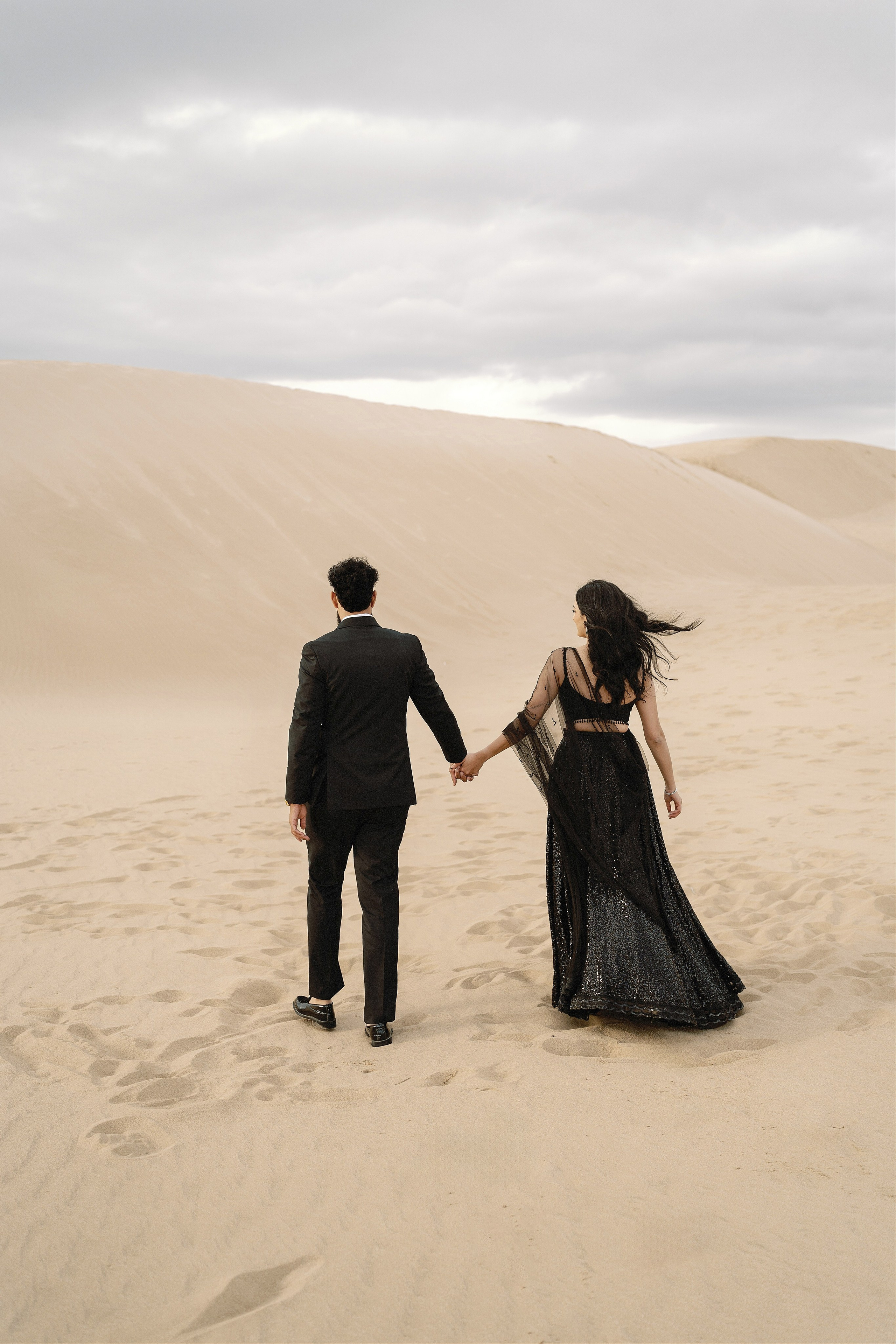 Elopement at Pismo Beach Sand Dunes, California. Wedding Photography & Videography Team in California, Los Angeles, San Francisco, San Diego and Travel