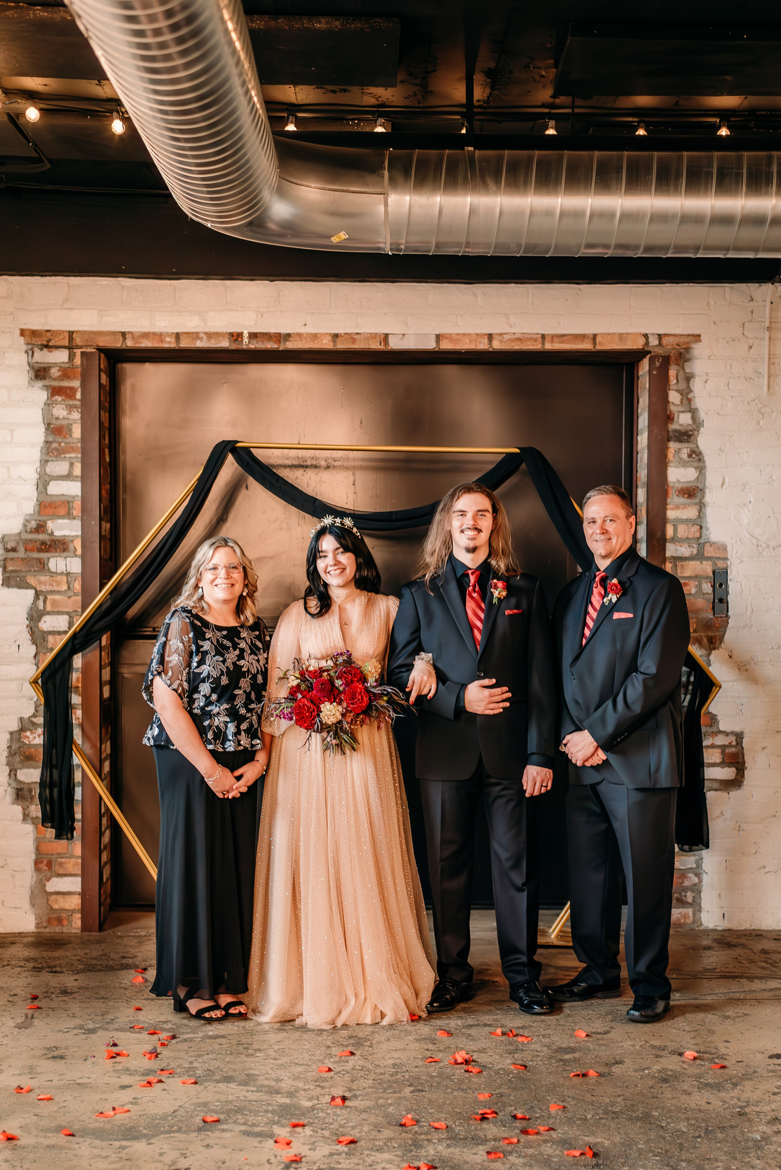 Bold & Dramatic Wedding at The Paper Mill on The Landing | Fort Wayne Wedding Photographer. Alexandria Danielle Photography | Fort Wayne & Indianapolis Wedding Photographer