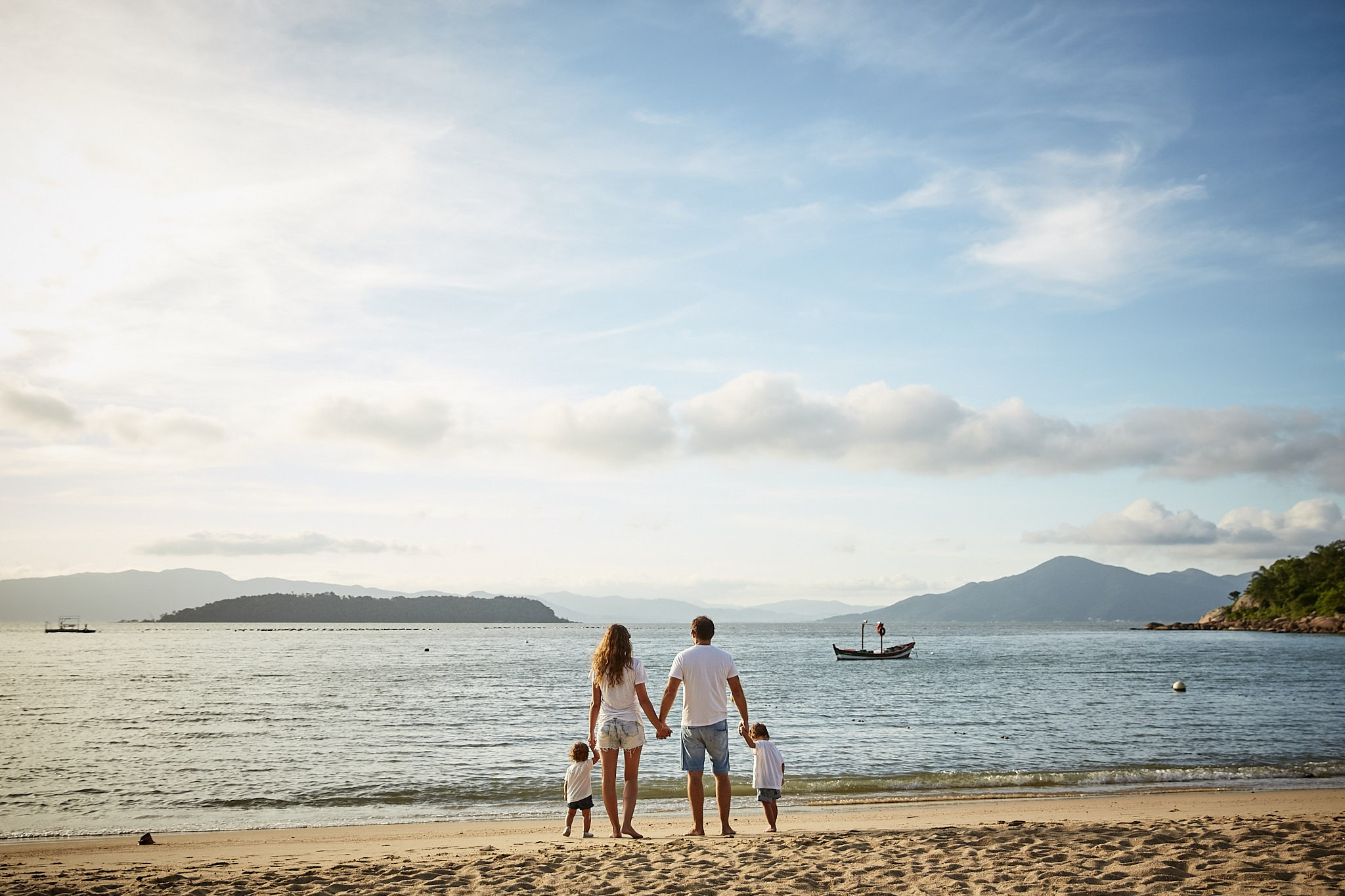 Ensaio Karina, Martin, Santiago e Ana Paula. Fotógrafo de casamentos em Florianópolis