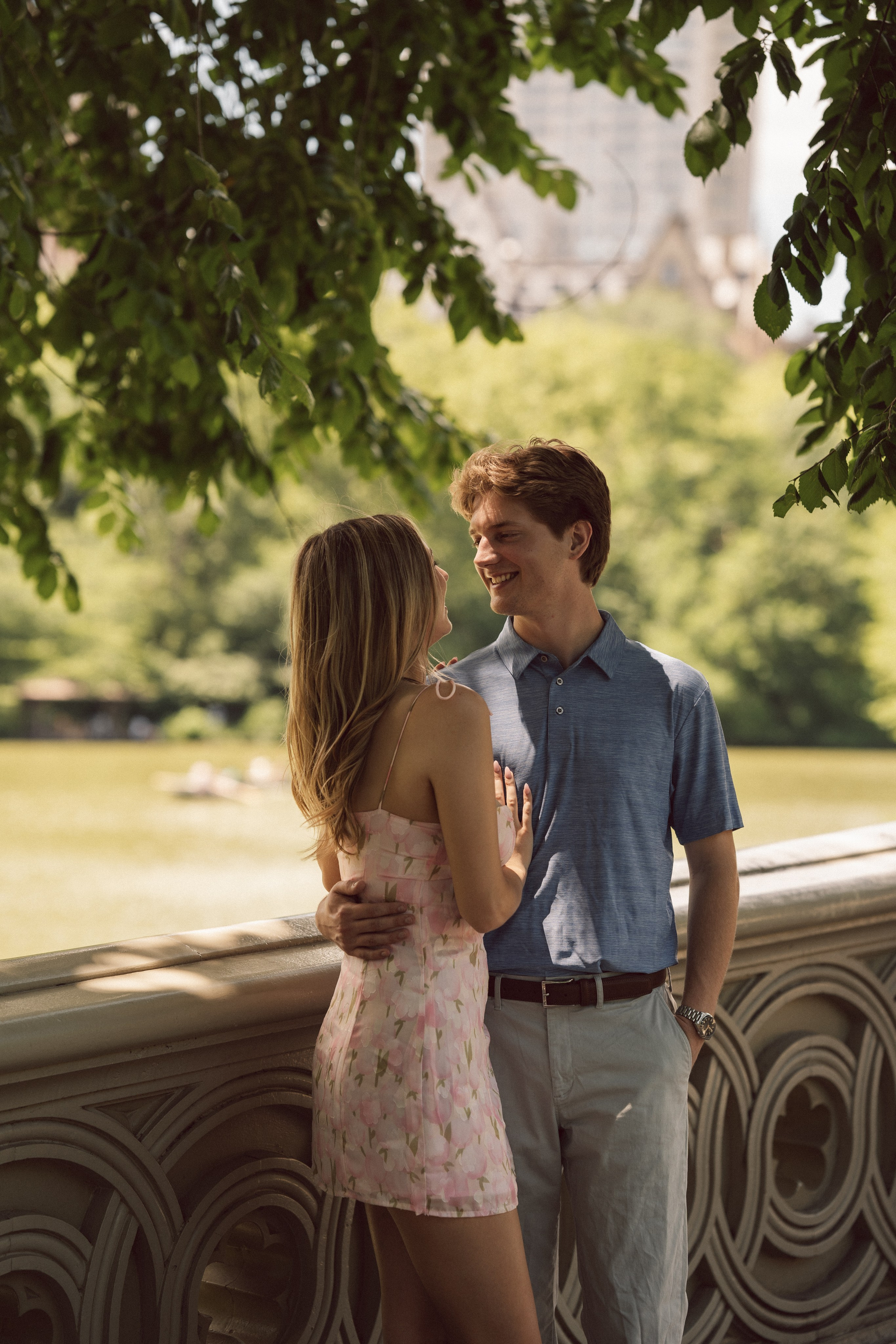 Surprise proposal Central Park. New York + destination photographer