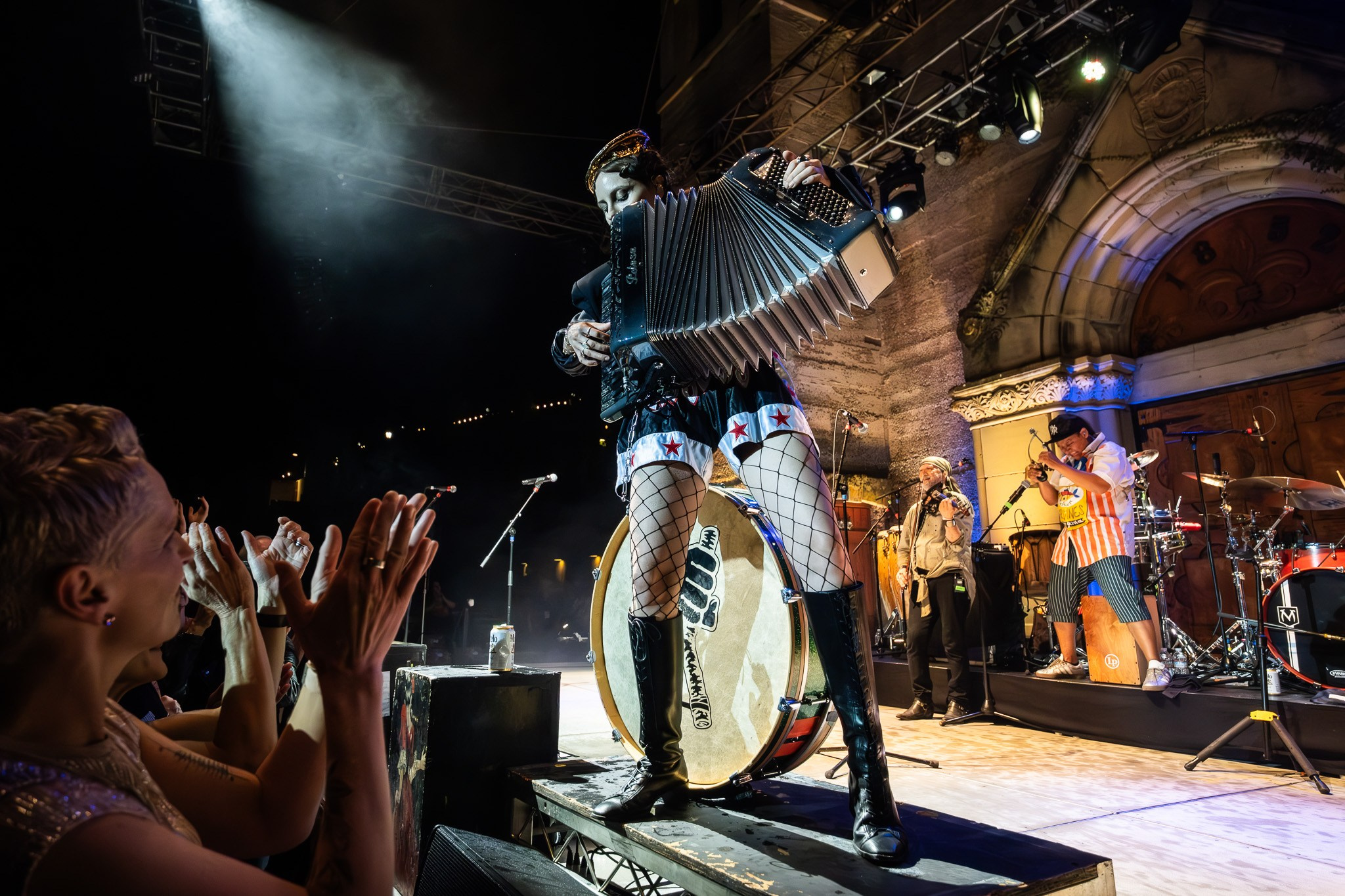 GOGOL BORDELLO / SARATOGA / CA. Reportage concert portrait photography in the San Francisco Bay Area