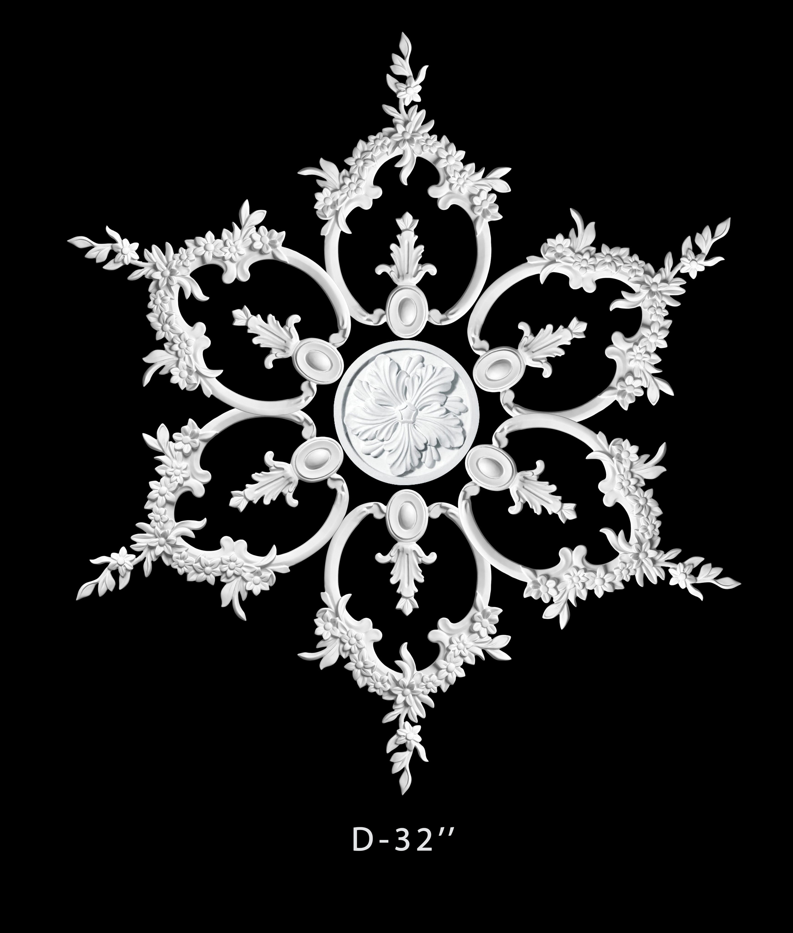 Medallions. Plaster molding