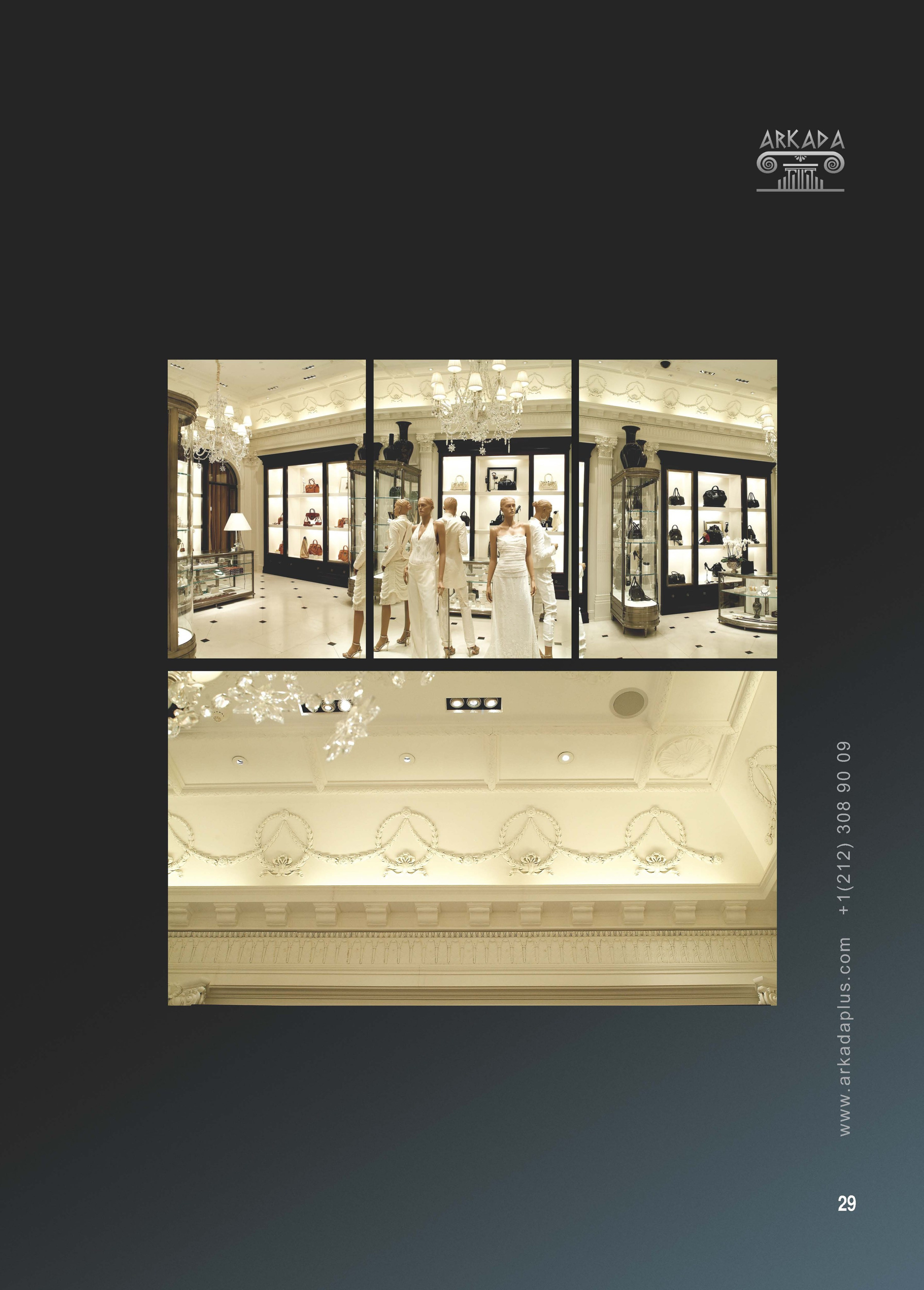 Catalog pages. Plaster molding