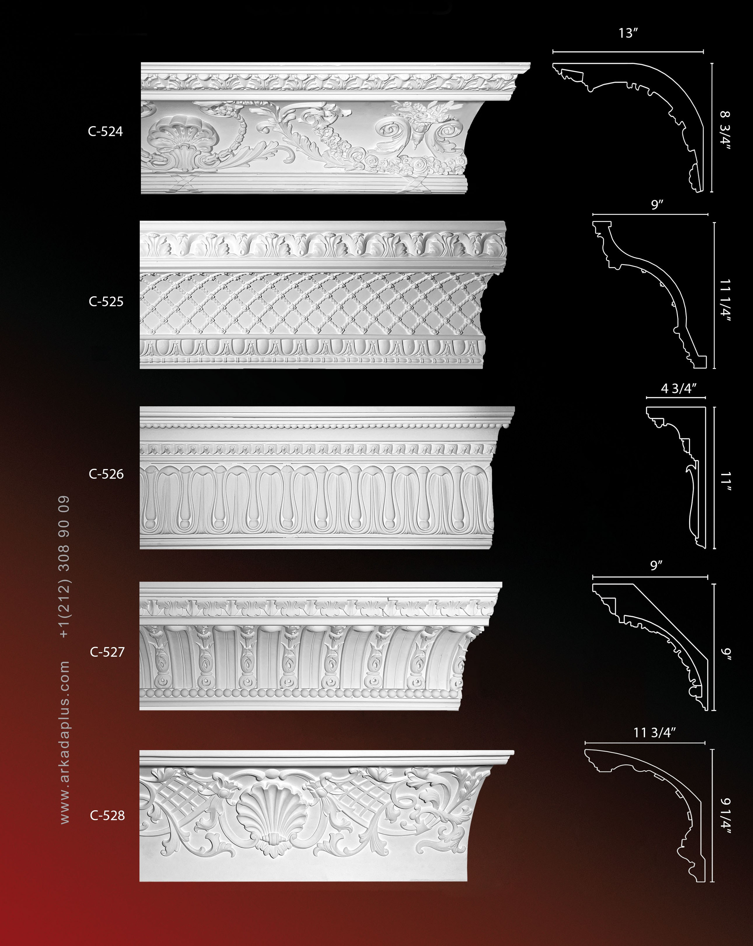 Crown Molding. Plaster molding