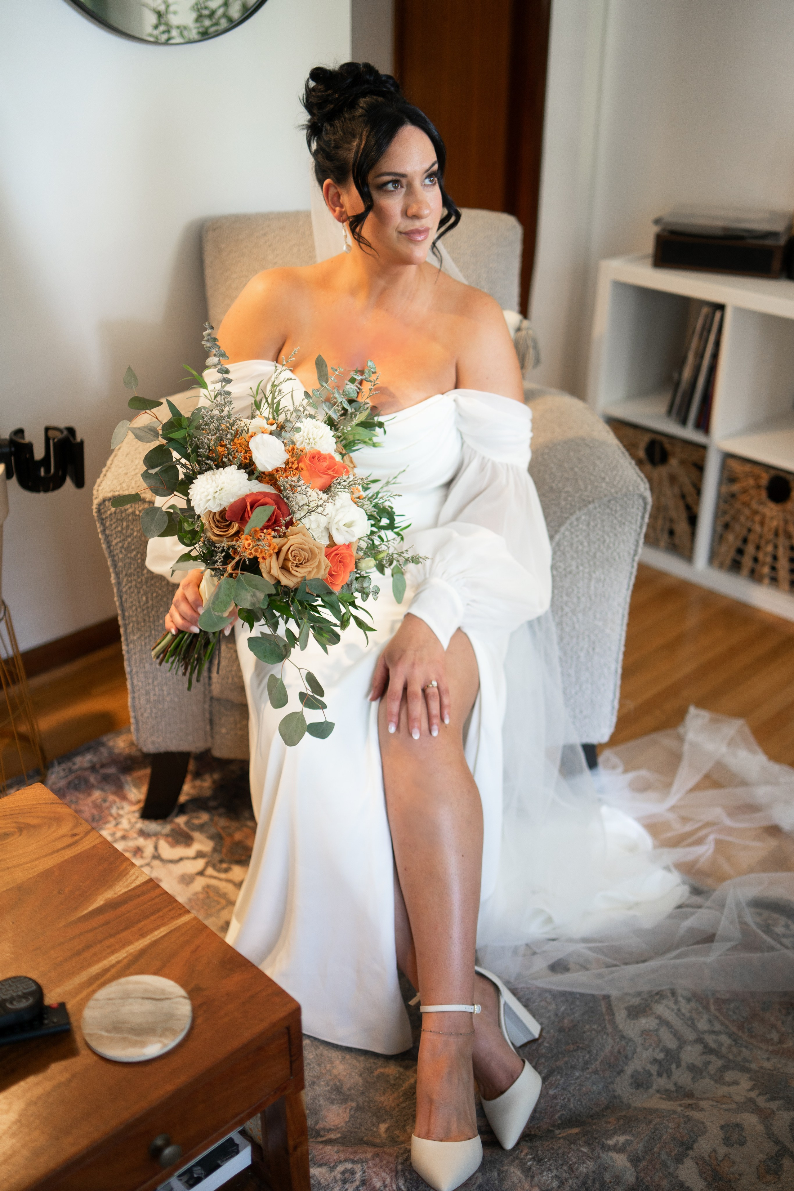 Professional wedding photographer in Windsor, Ontario, specializing in elegant wedding photos.