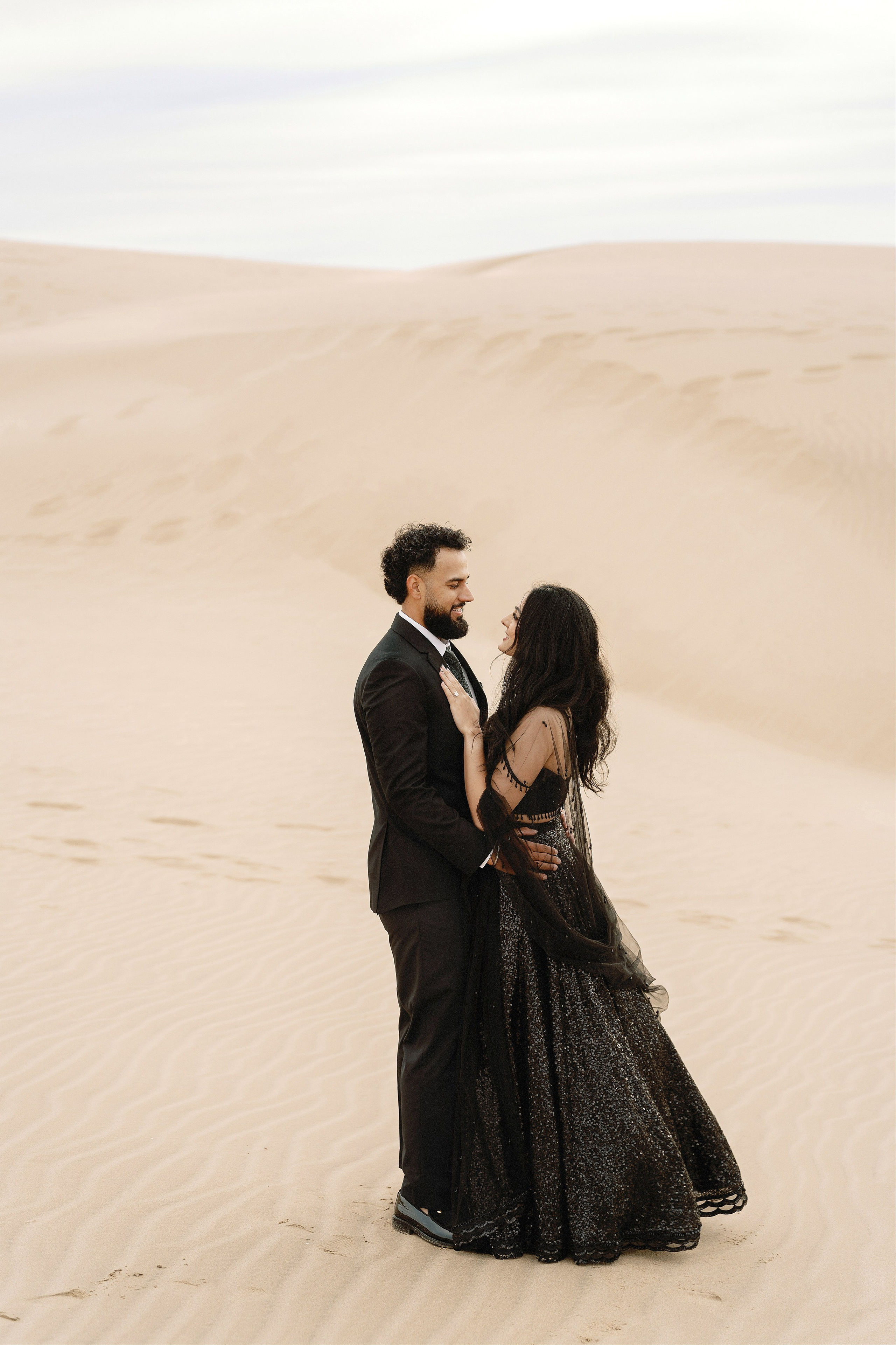 Elopement at Pismo Beach Sand Dunes, California. Wedding Photography & Videography Team in California, Los Angeles, San Francisco, San Diego and Travel