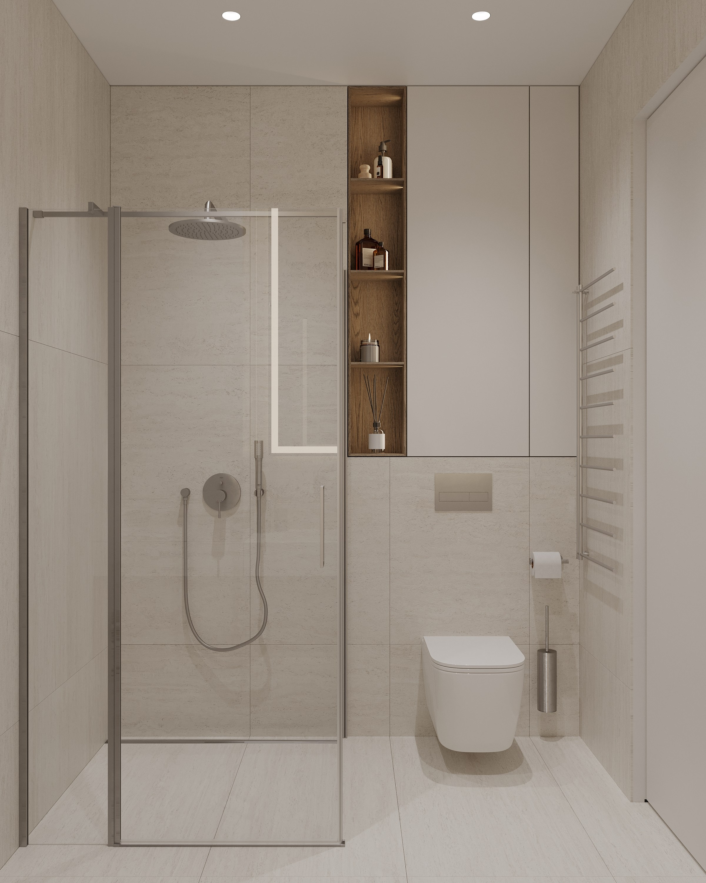 Wooden minimalizm. Simple Archs — high quality visualizations for your interior projects