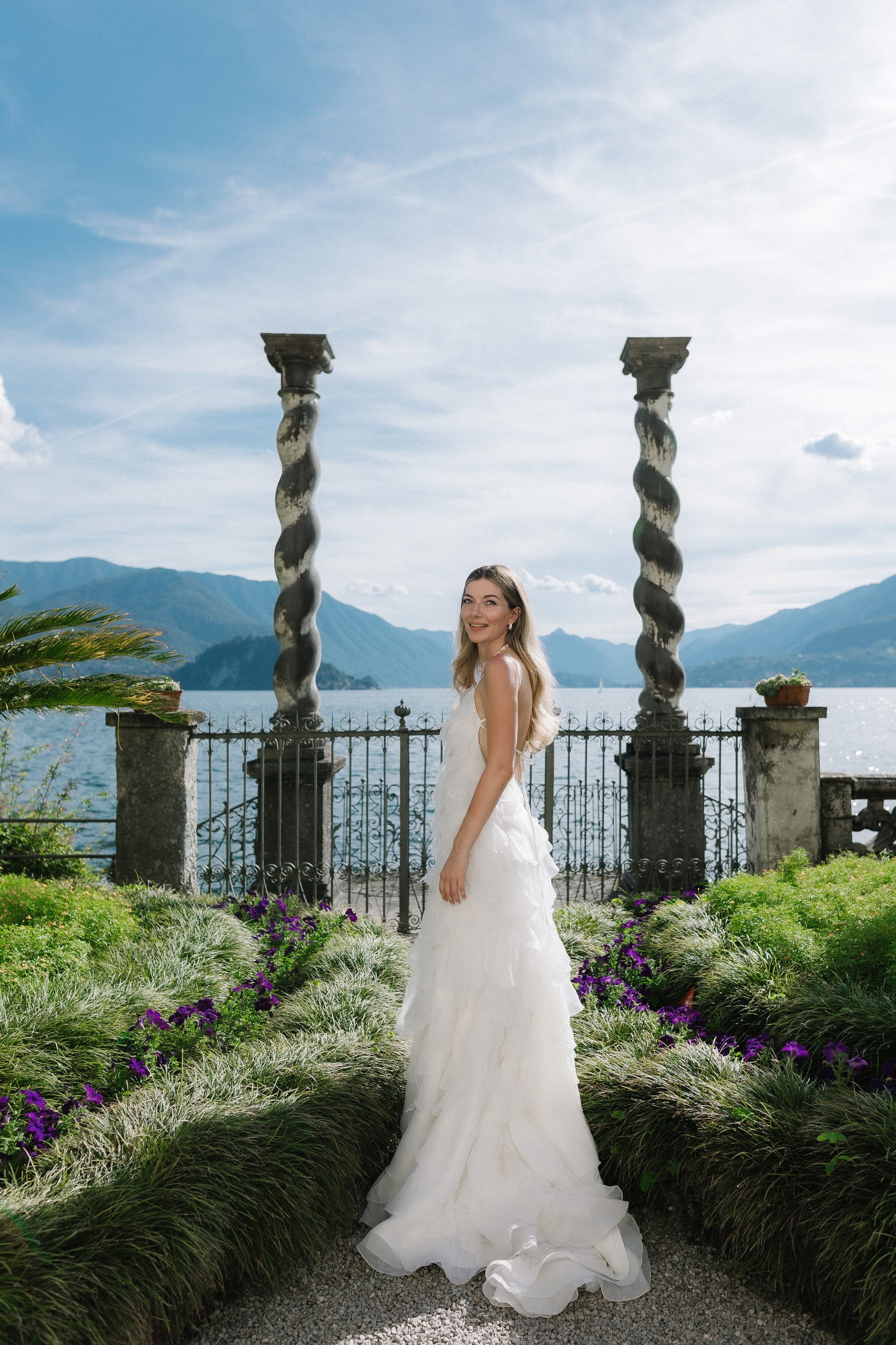 Lake Como Elopement Photography | Boat & Villa Monastero Wedding. Photographer in Italy Anna Linnik
