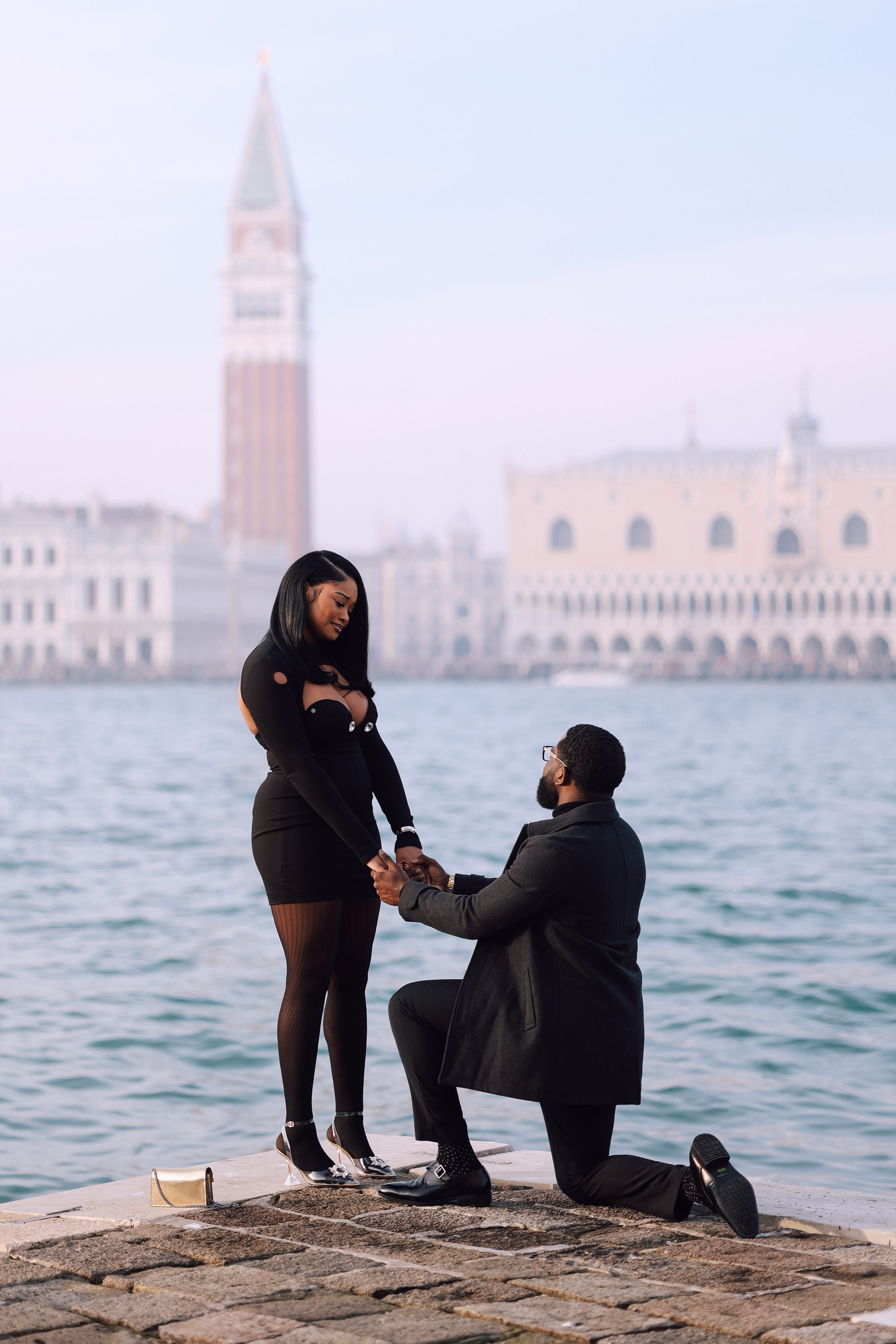 Surprise proposal in Venice. Photographer in Venice, Viktoria Antonova