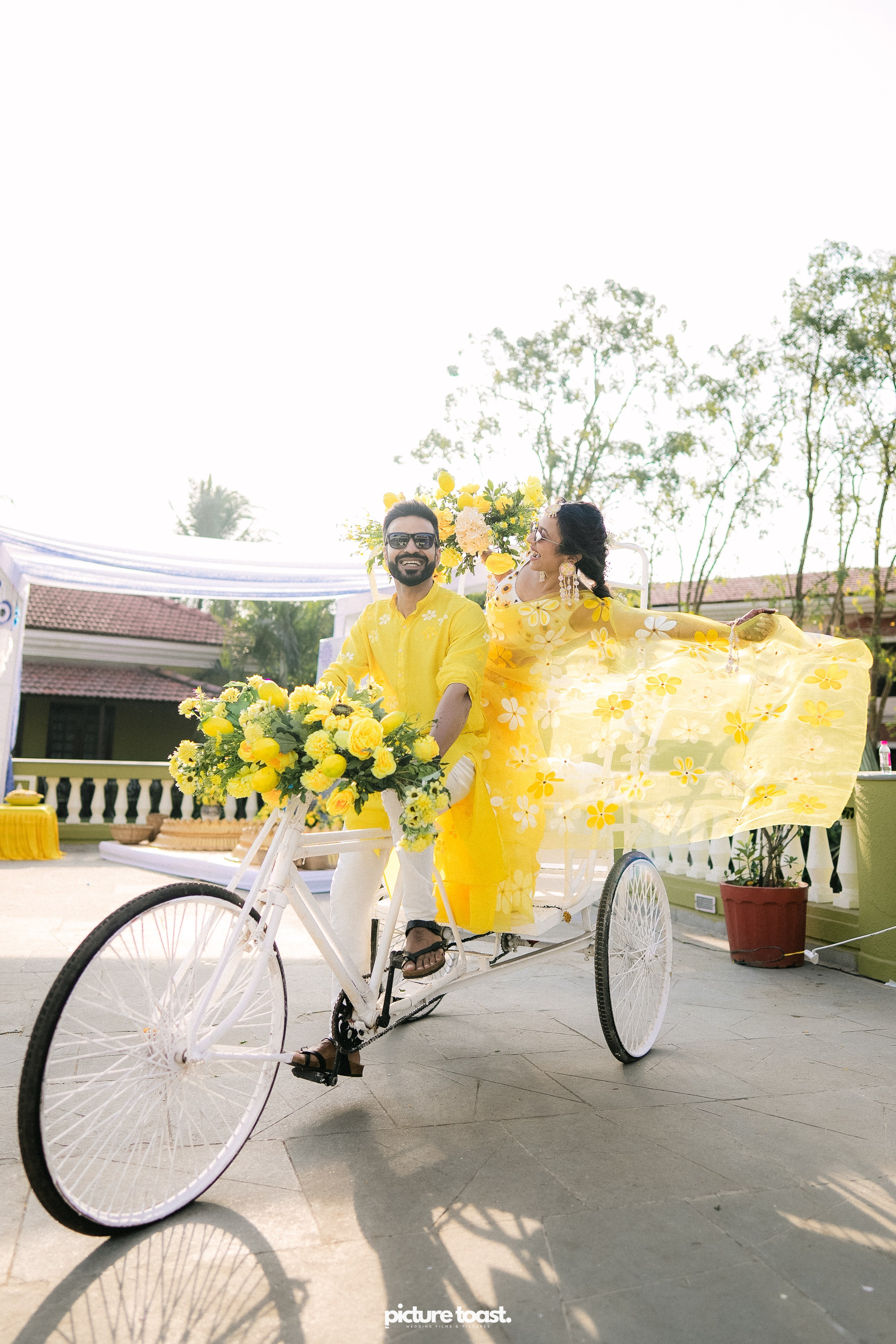 Haldi Hues Ft. Baebie & Goyal. Fine art Wedding Photographers in India & Canada
