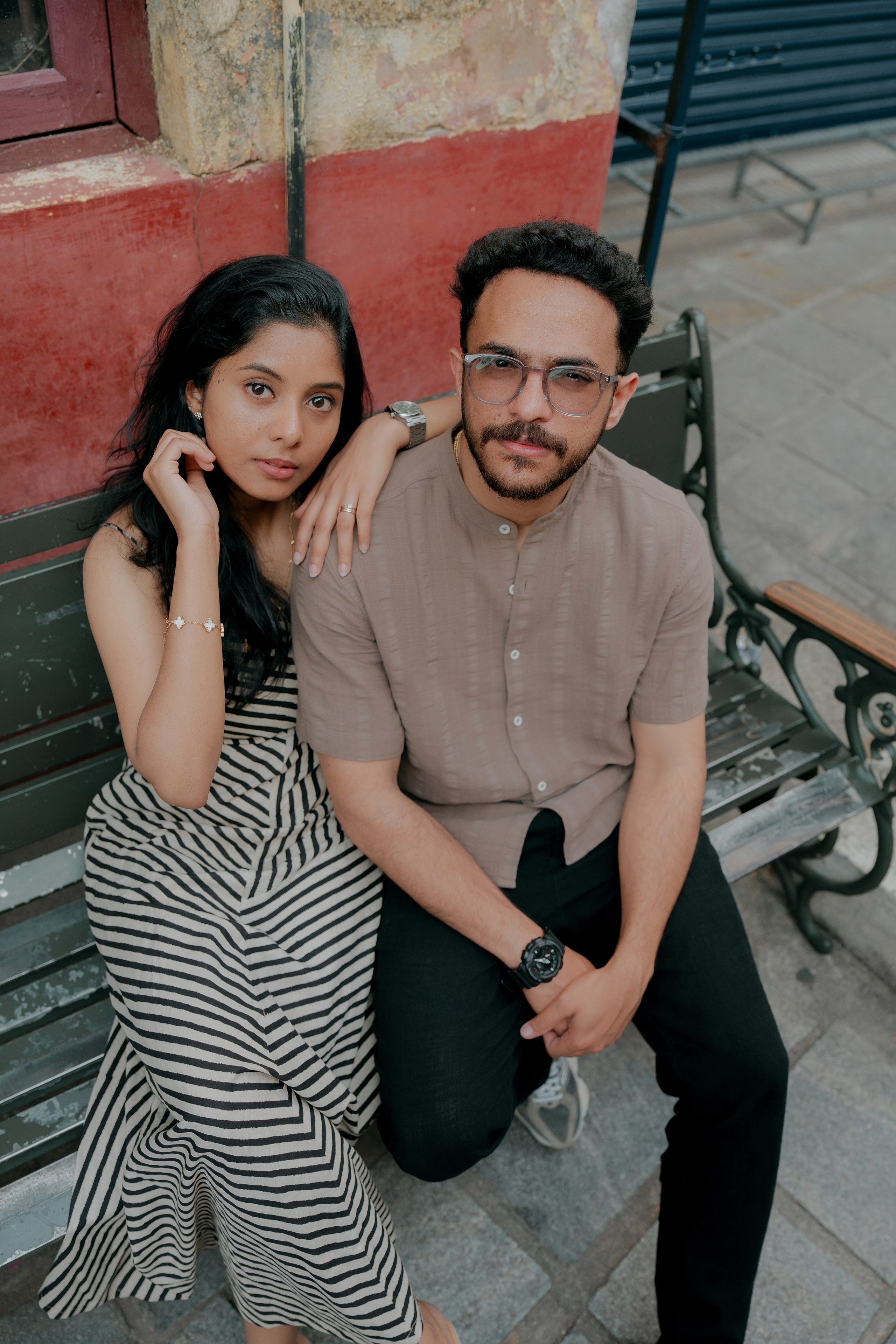 Street Romance! Ft. Naveen & Soniya. Fine art Wedding Photographers in India & Canada