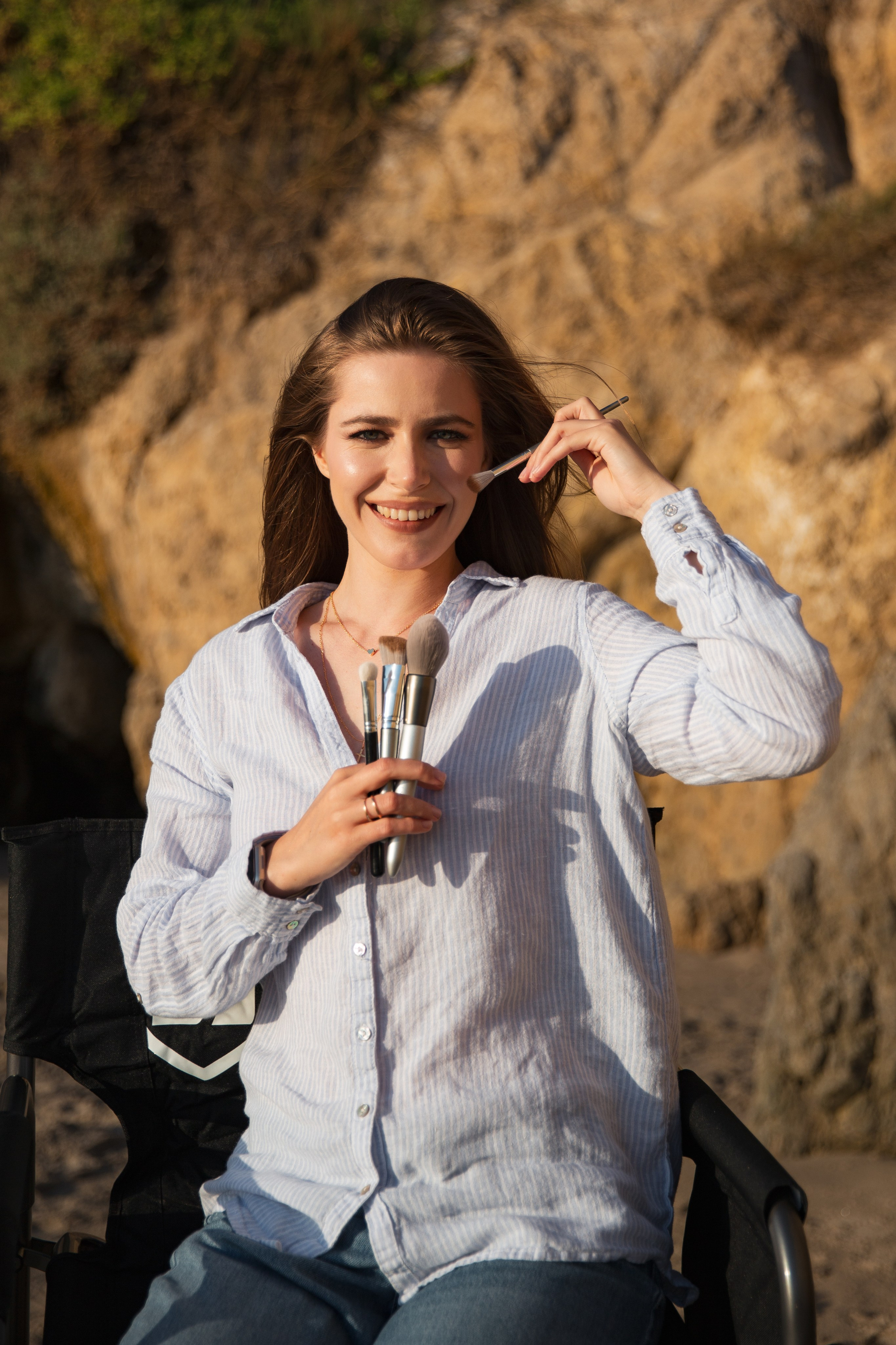 El Matador Beach Sunset Photoshoot. Los Angeles portrait photographer Valeria Kasatkina