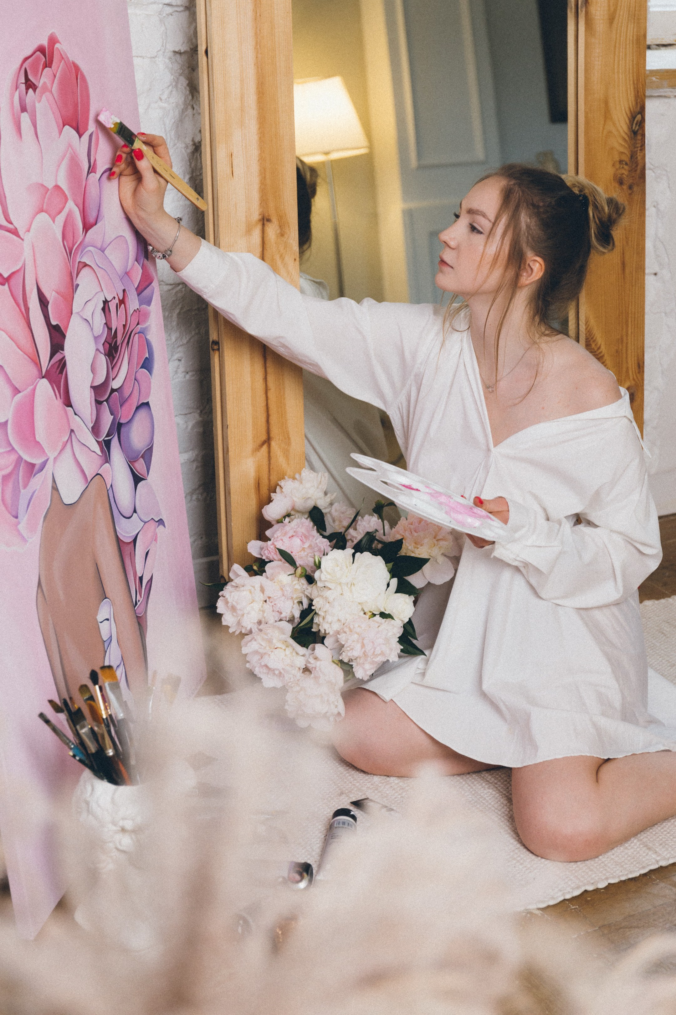 Алеся-фотосессия для художника. Фотограф Анна Кучерявая | Свадьбы и мероприятия в Дубае