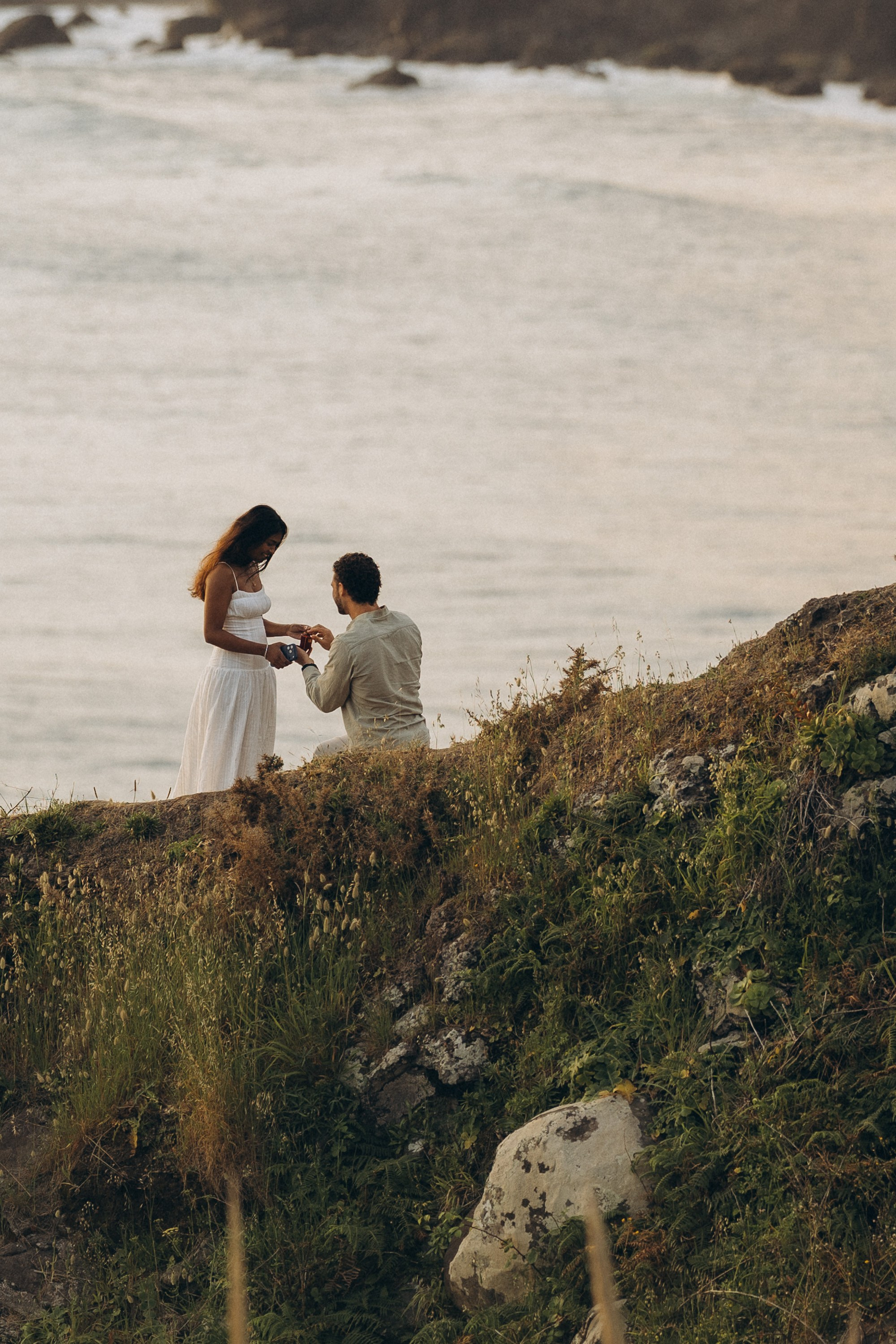 Secret Proposal at Miradouro do Guindaste, Madeira | Romantic Engagement