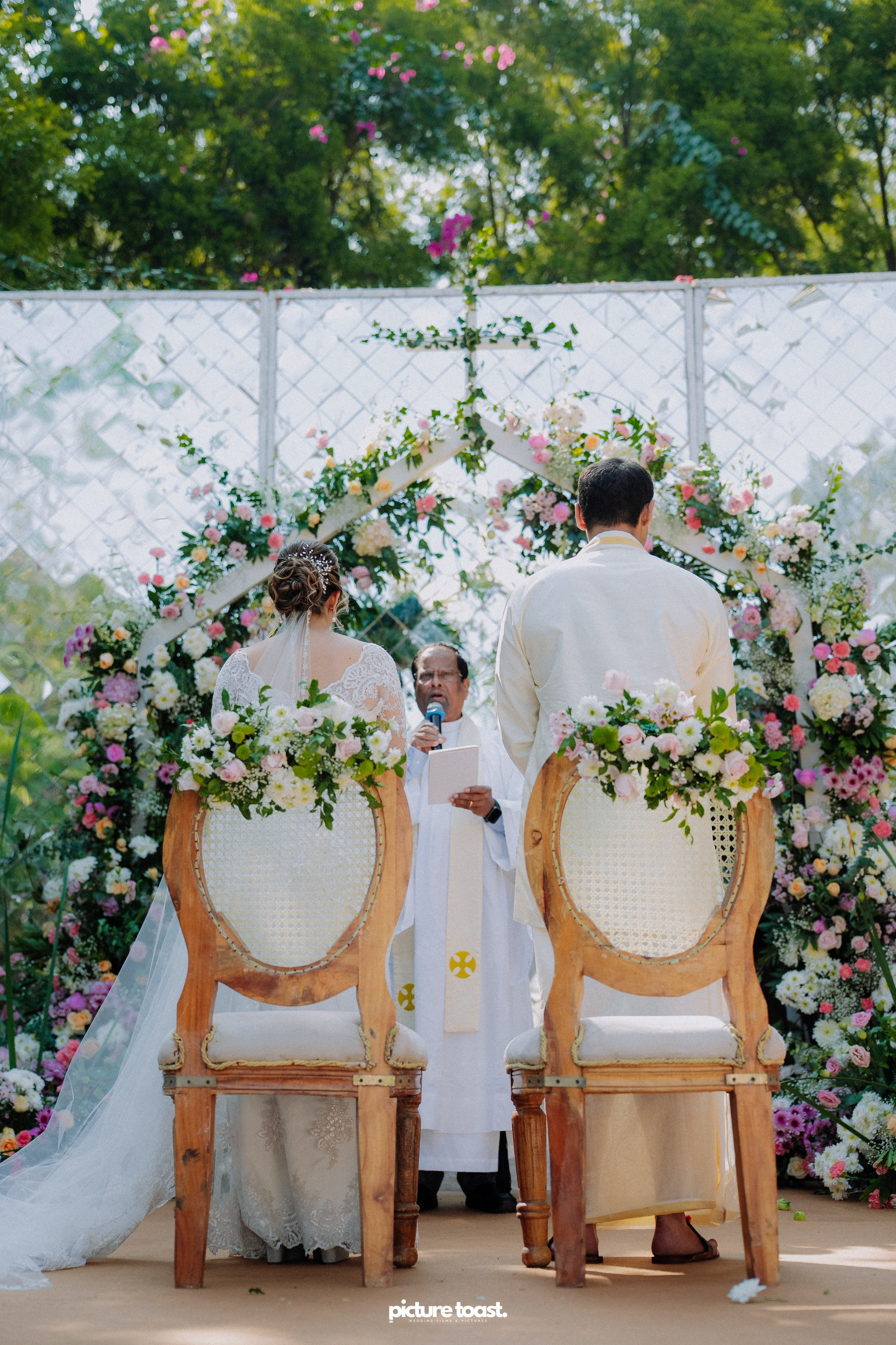 Blessing of Rajiv & Aashna. Fine art Wedding Photographers in India & Canada