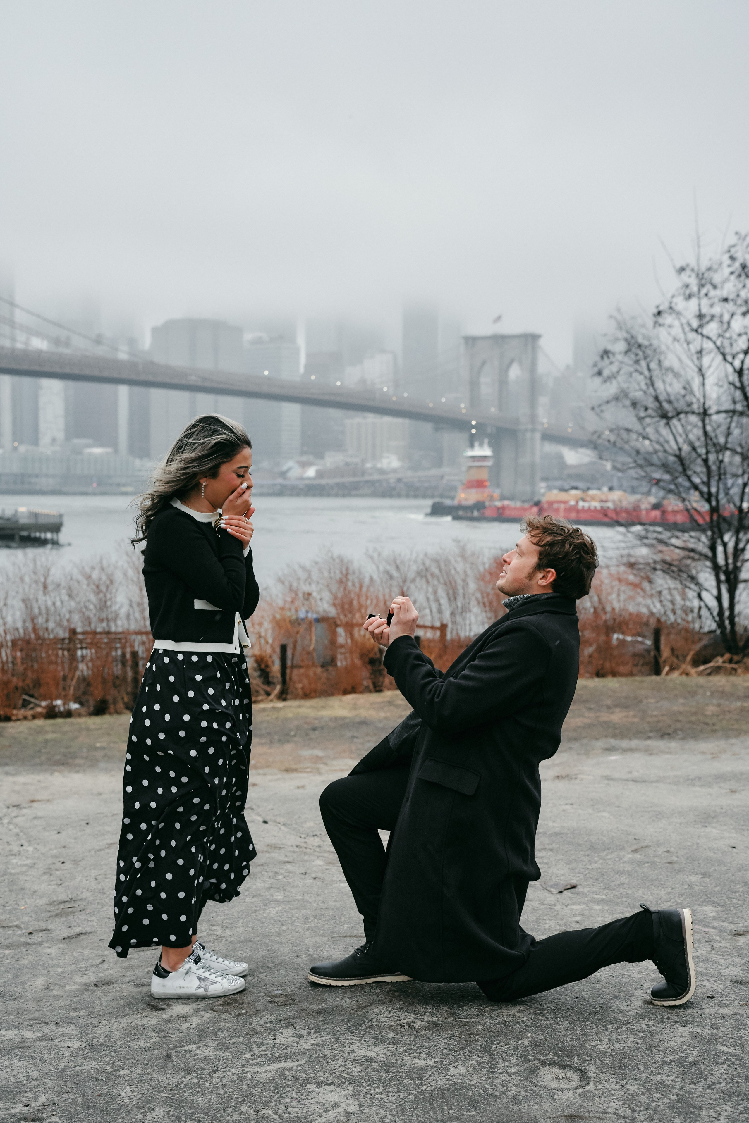 Surprise Proposal in New York. Professional Wedding and event photographer USA New York