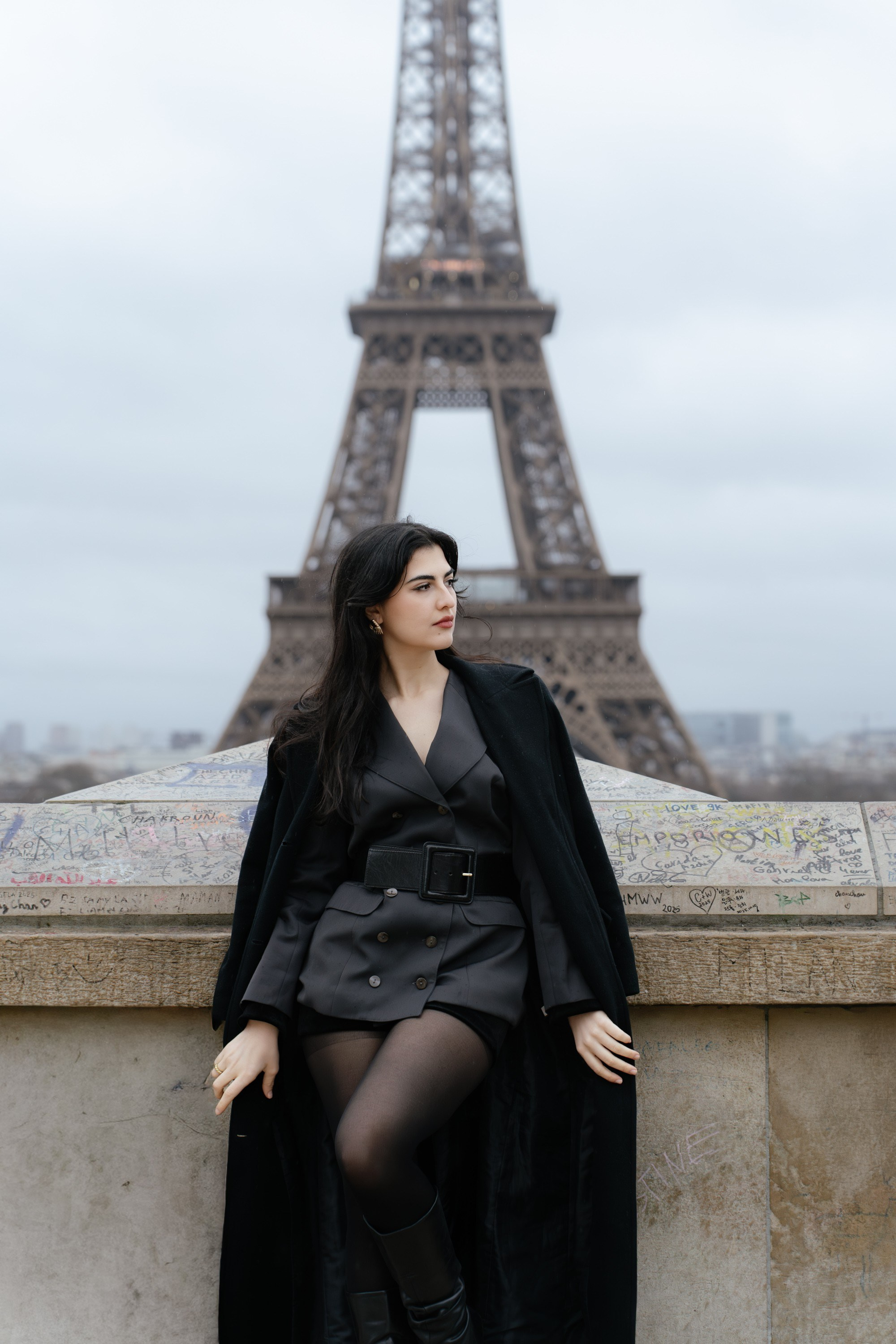 Solo Portrait Session: Trocadero. Paris Photographer & Videographer