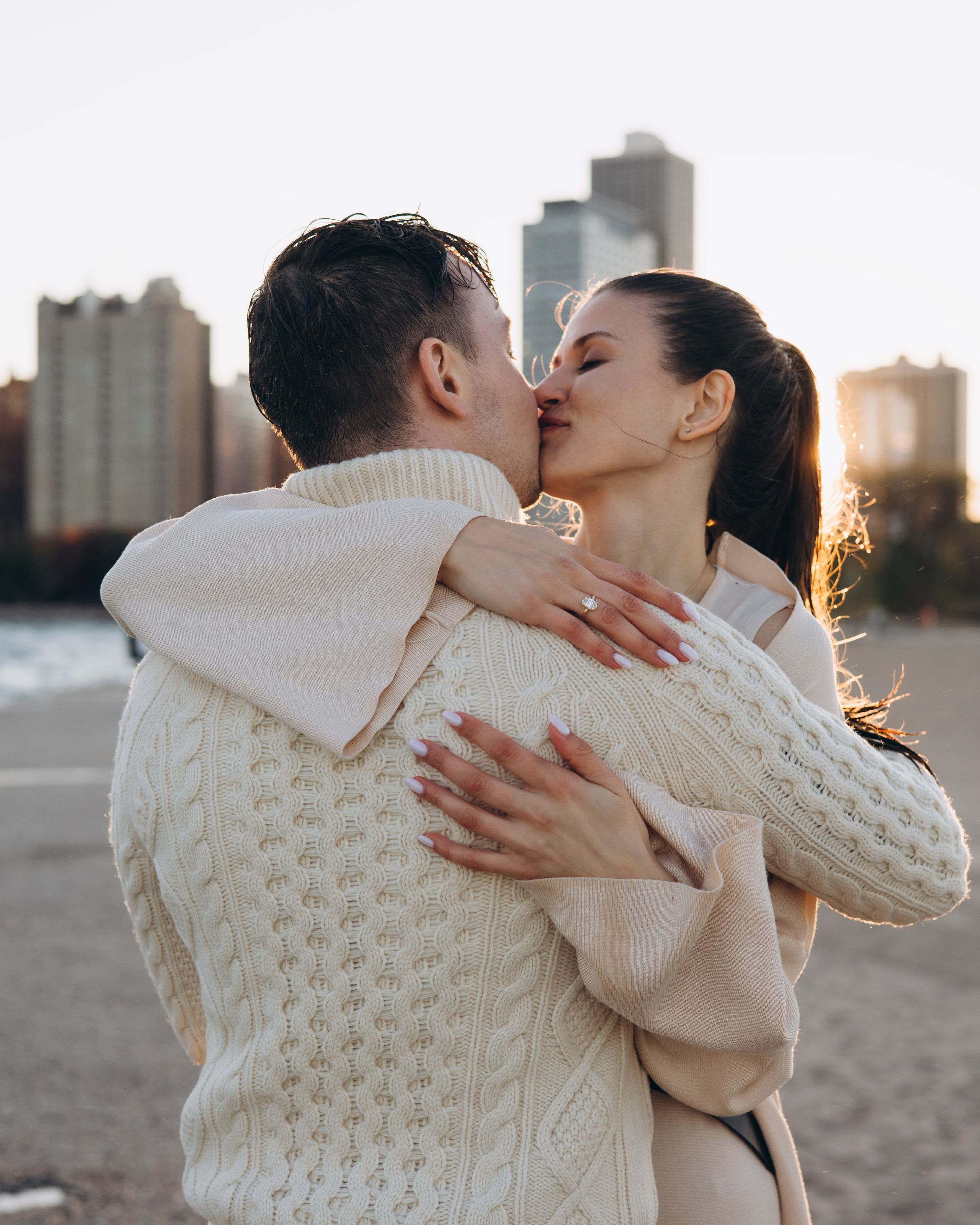 North Lake Shore Proposal — Chicago Photographer — Margarita Chudinova