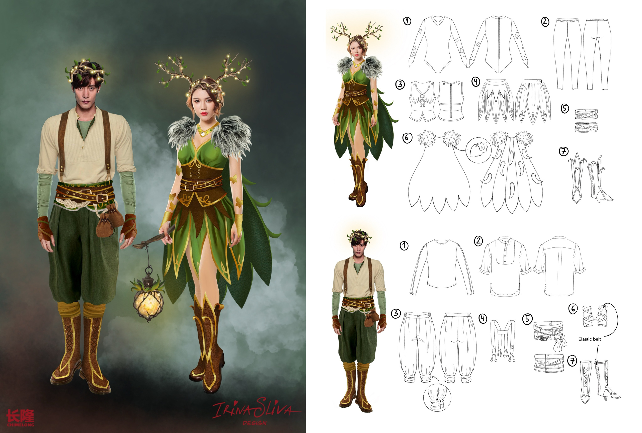 PARADES. Costume Design for Theme Parks & Live Performances | Character & Parade & Stage Costumes | 2D & 3D Costume Illustrations