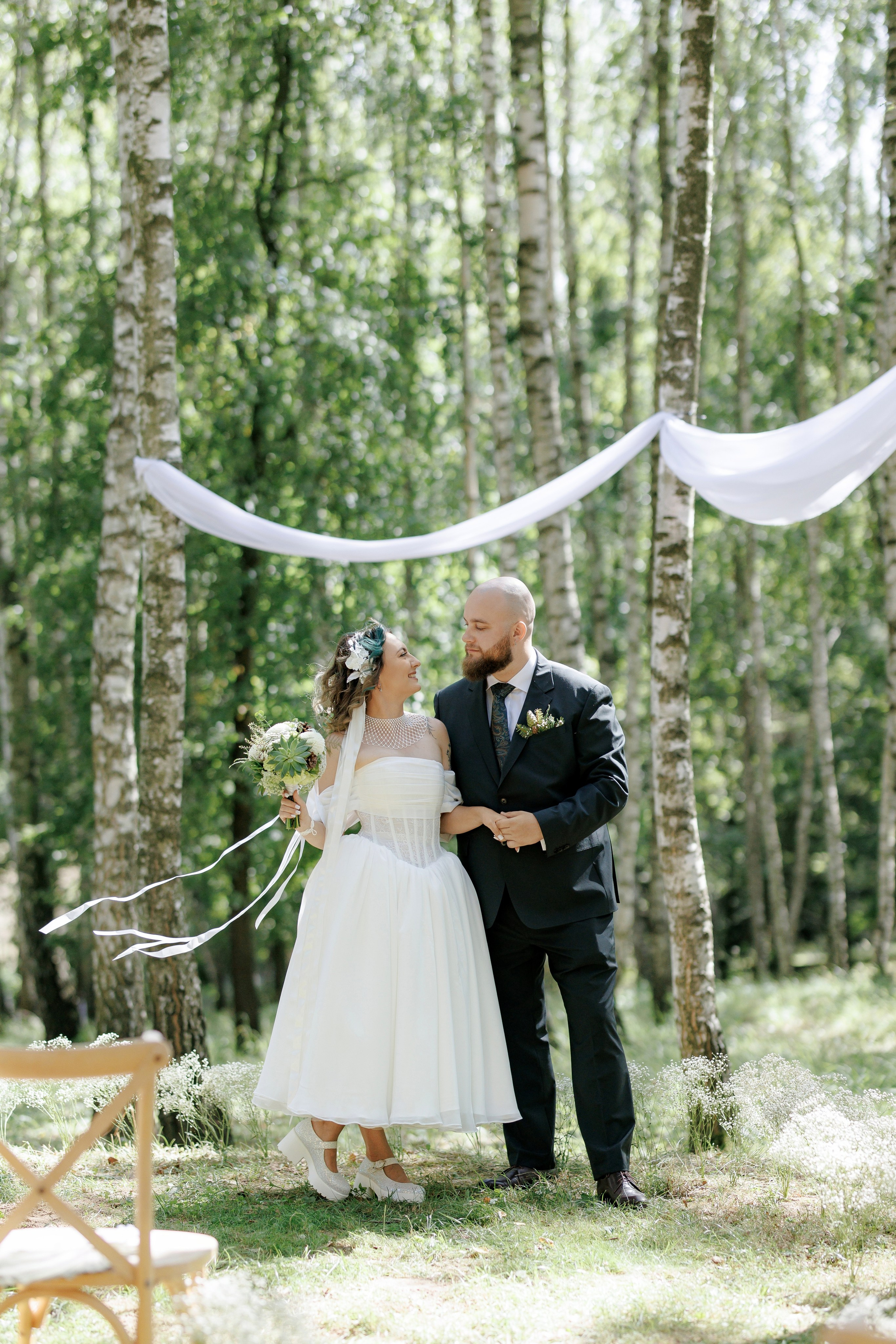 Janina & Wladek. Dworzyszcze Wola. 23.07.2025. Fotograf ślubny i rodzinny w Krakowie Yana Klymova