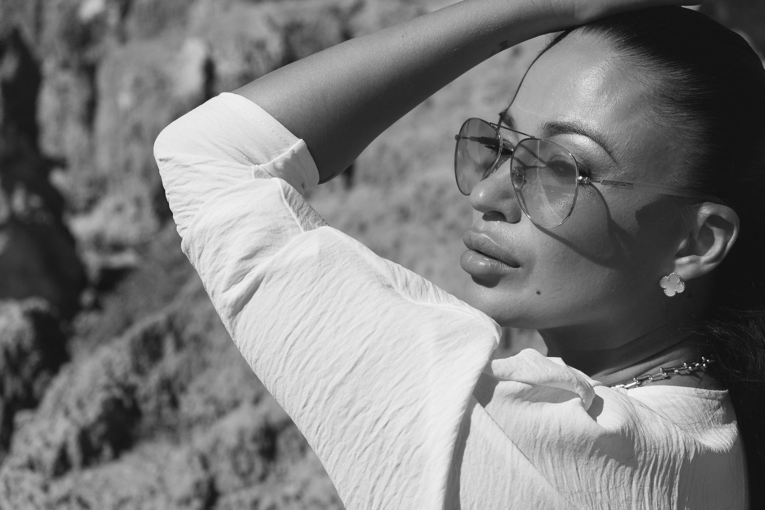 Five girls on the beach