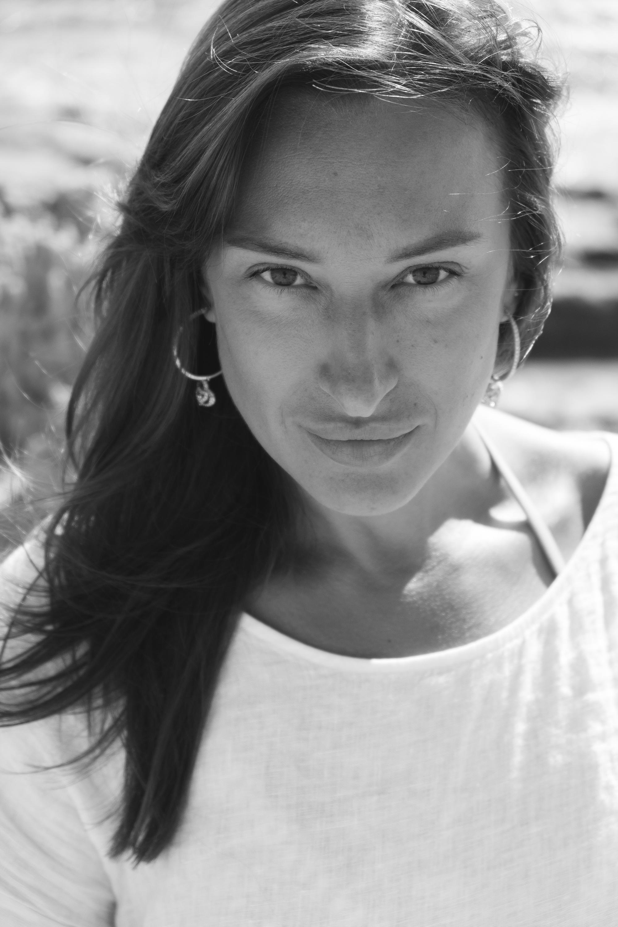 Five girls on the beach