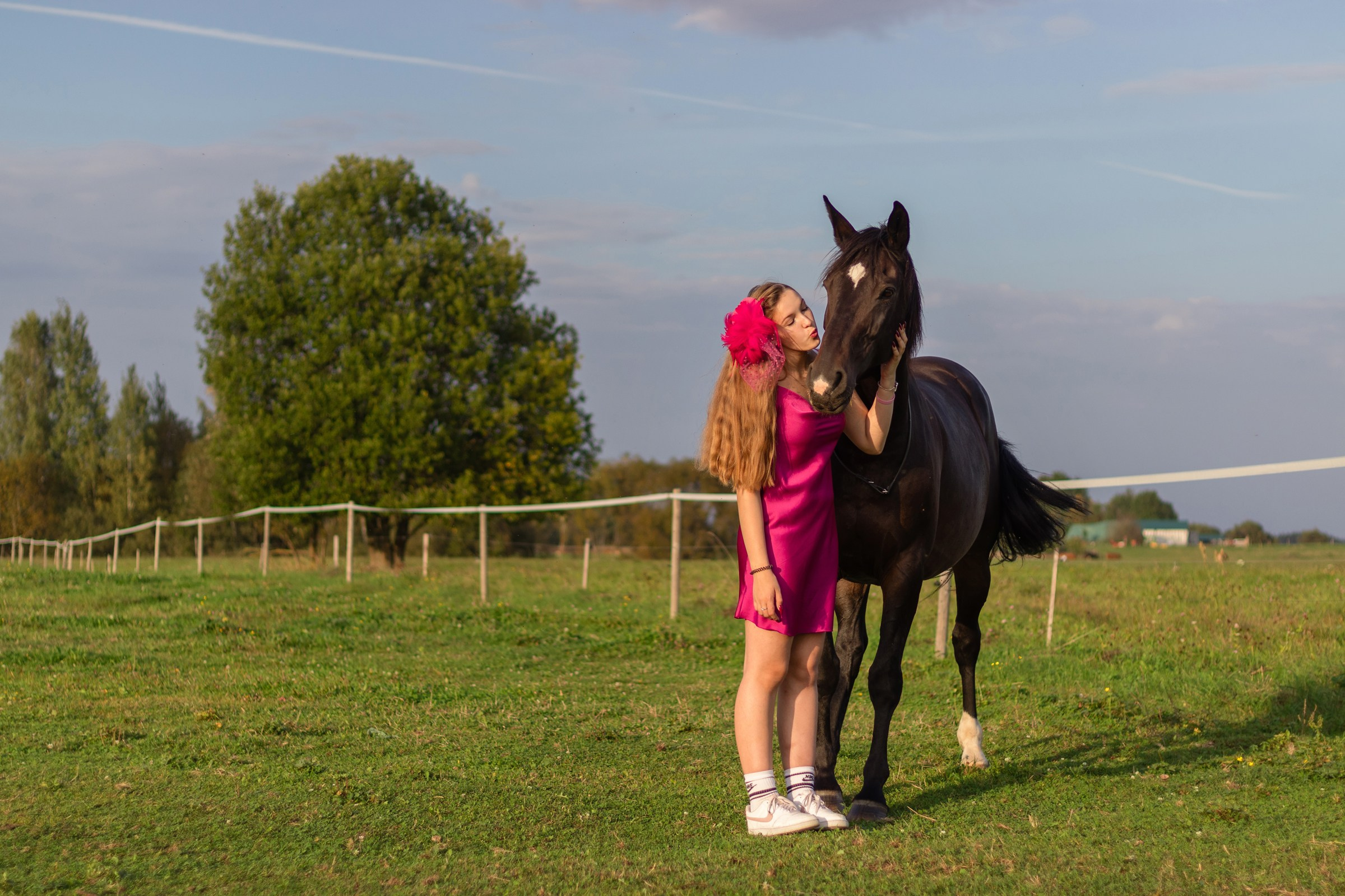 Сабина и верный друг Прайд