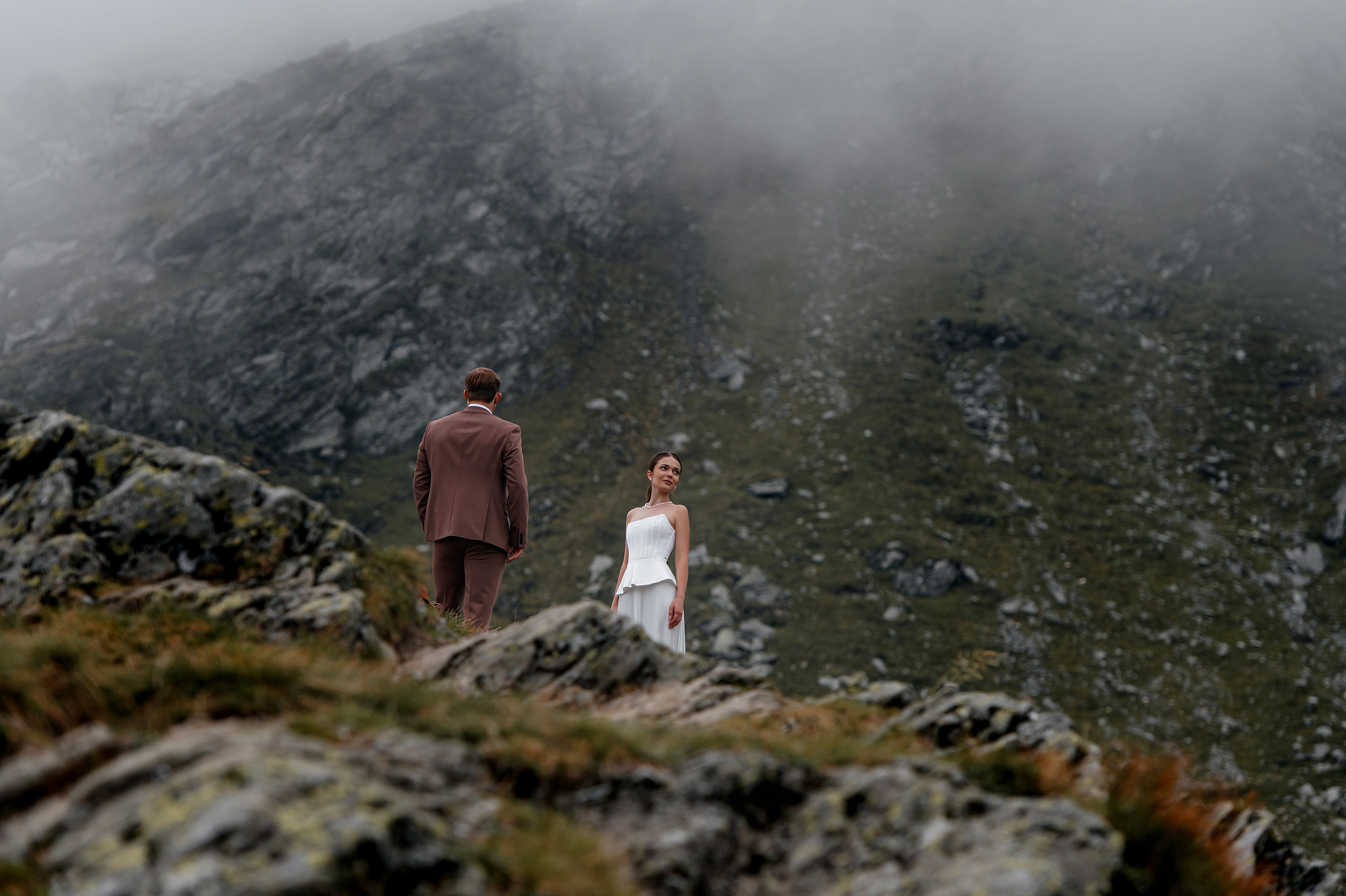 Lacul Bâlea, România. Victoria & Grigorie. Wedding photographer from Moldova Alexey Chipchiu