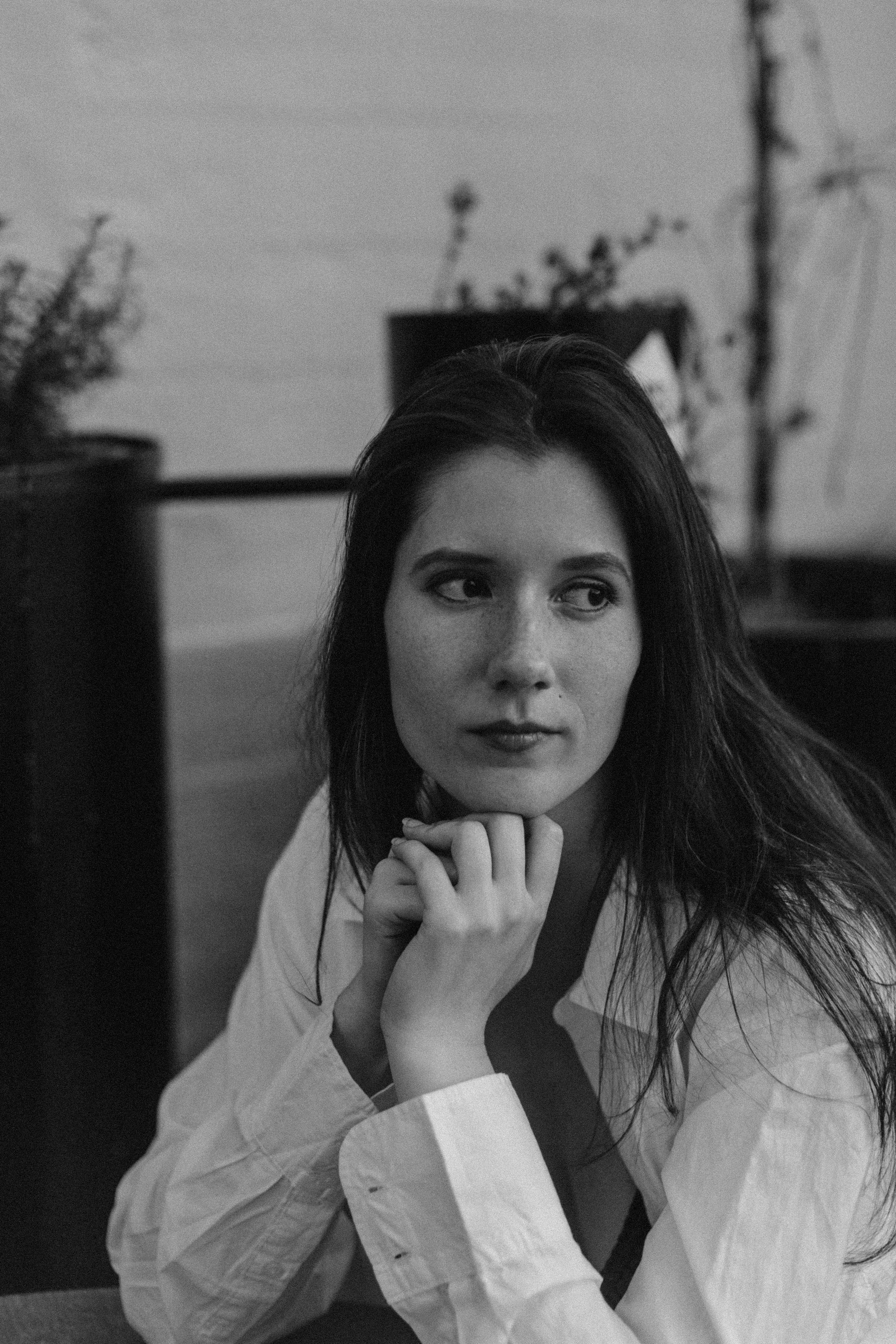 Oksana. The 1st photoshoot in life. True self