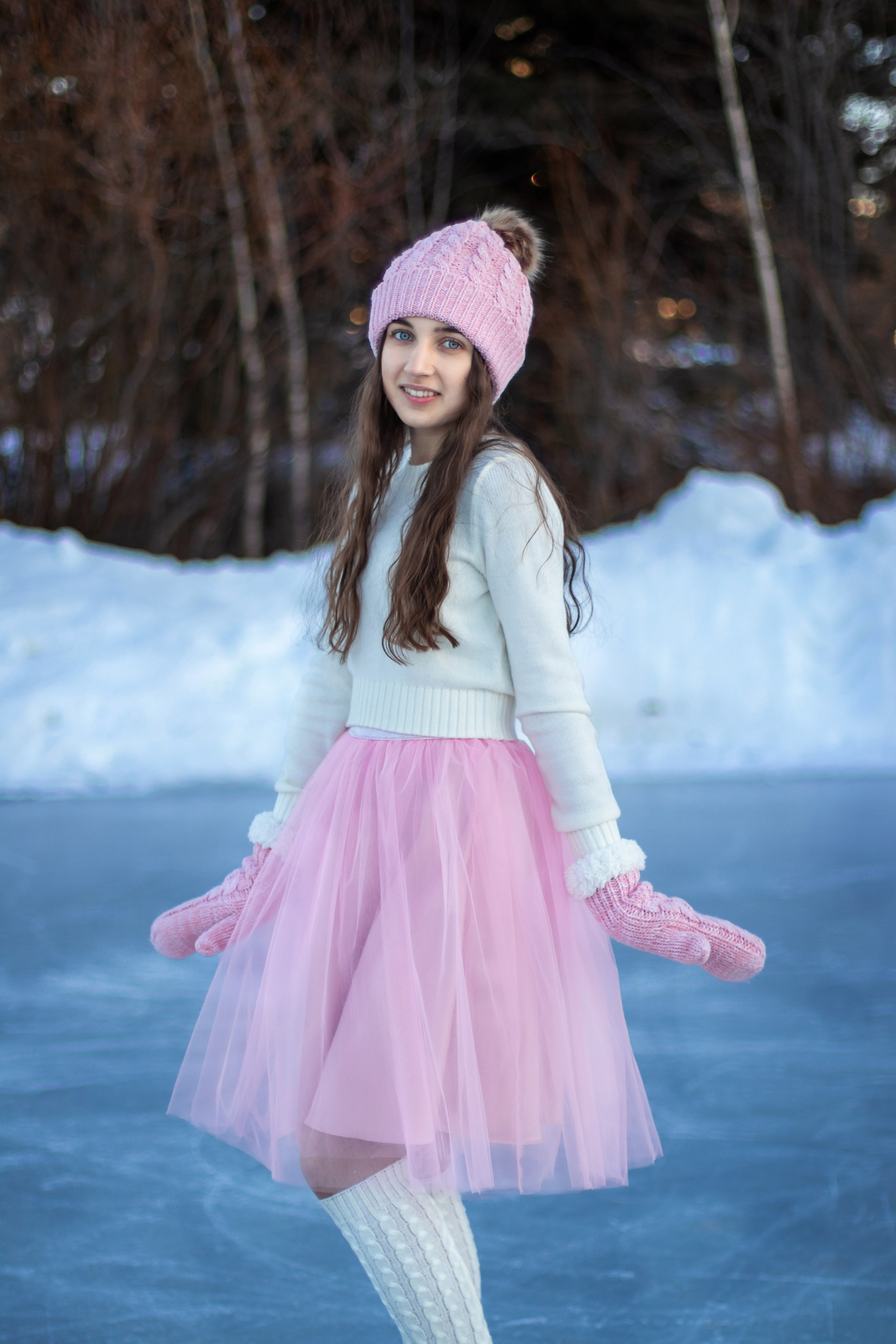 На катке. Фотограф Яна Галецкая в Гранд-Прери