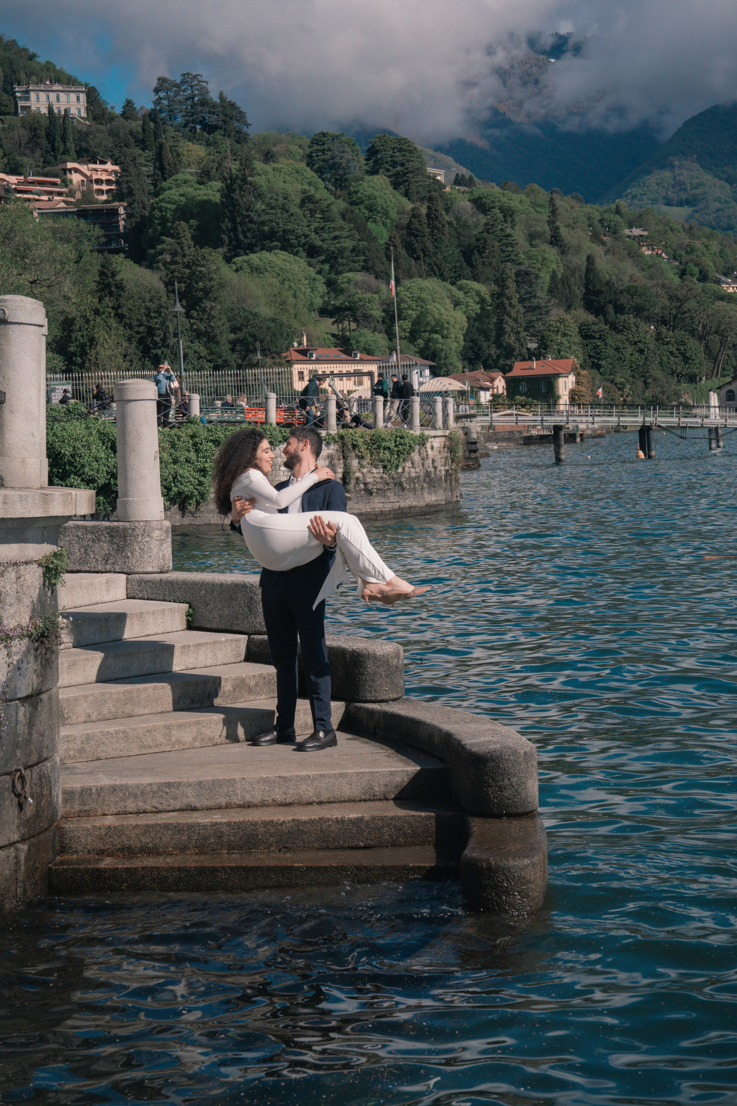 Yesmine & Temim. Fotografo matrimonio Lago di Como Ferrari Media Production