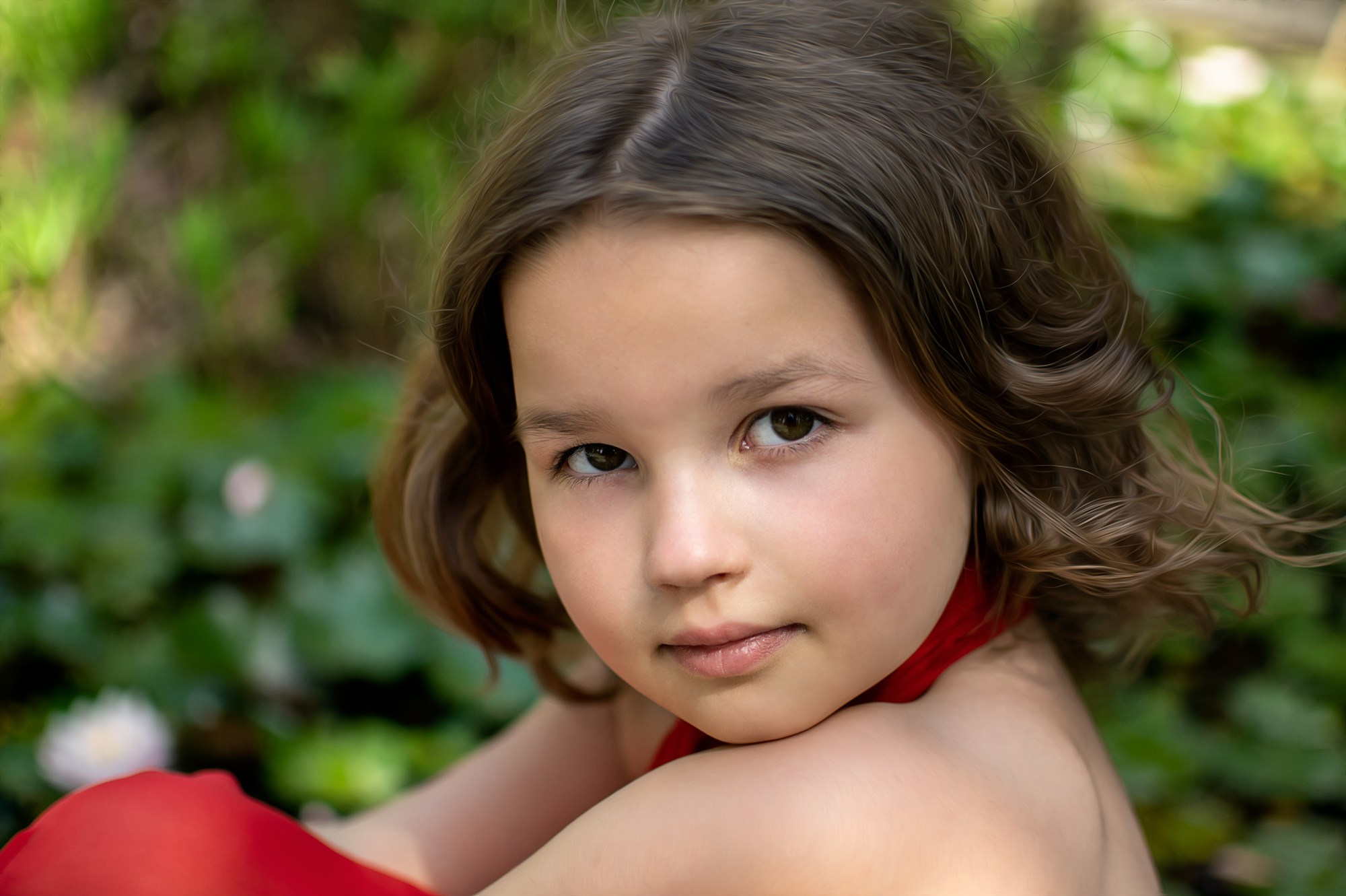 Children's Art portrait. Фотограф в Неаполе