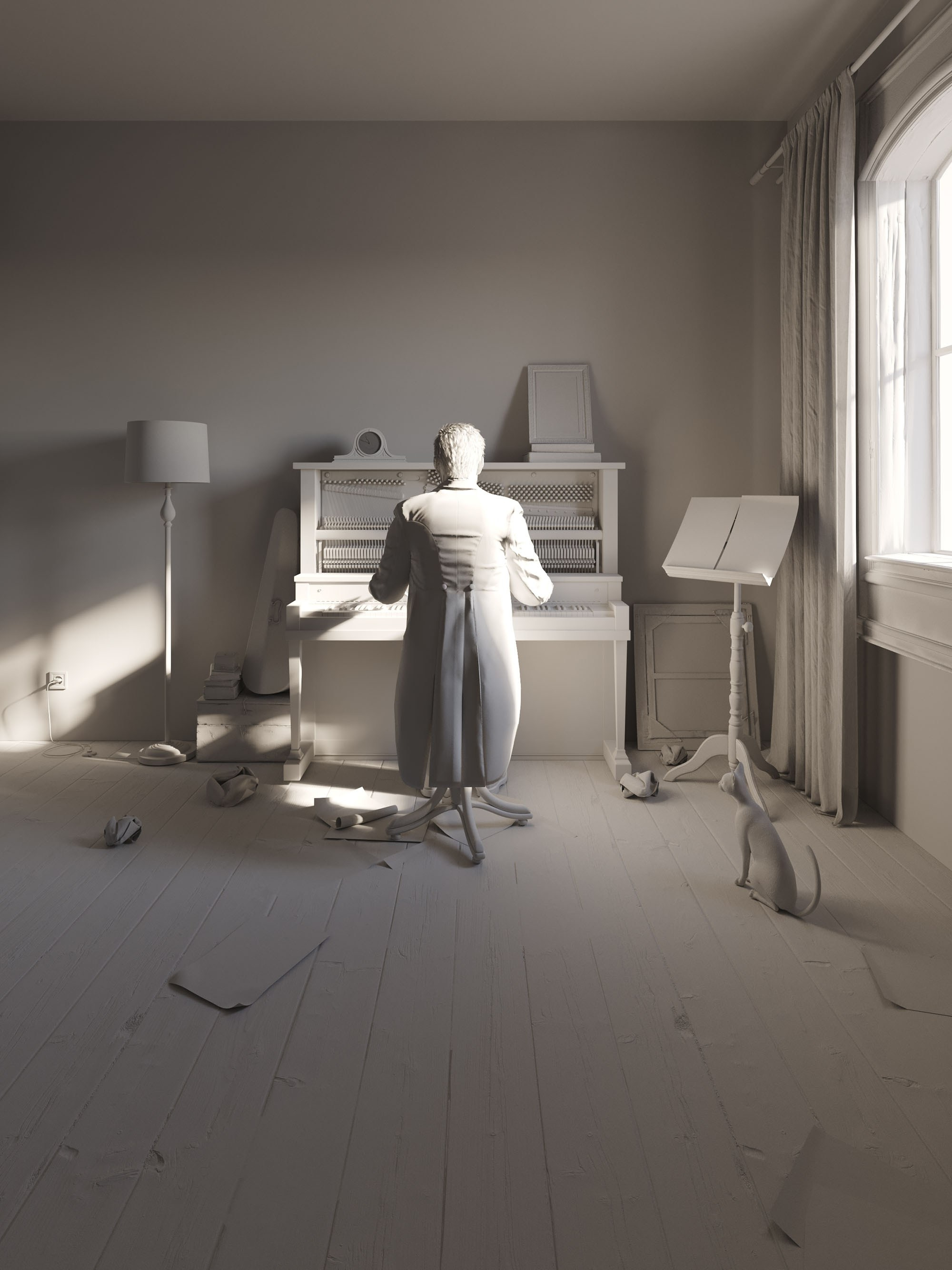 Between Attempts. Leeway Visual Studio | 3D Architectural Visualization