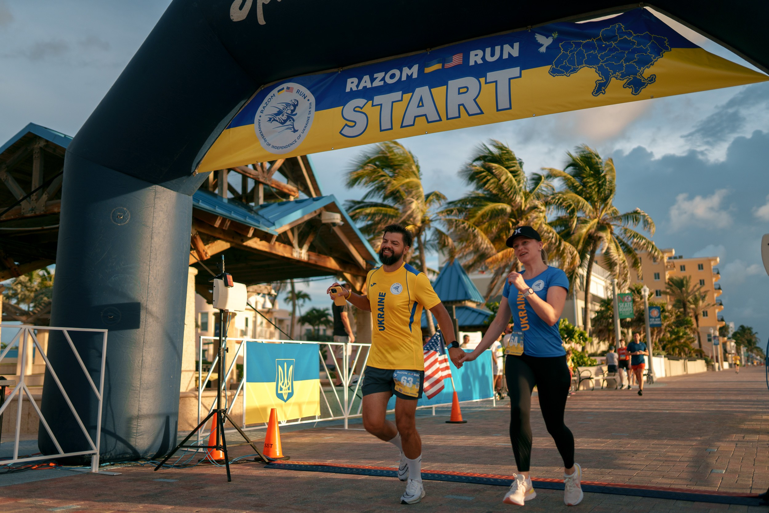 RAZOM RUN. ФОТОГРАФ ФЛОРИДА МАЙАМИ