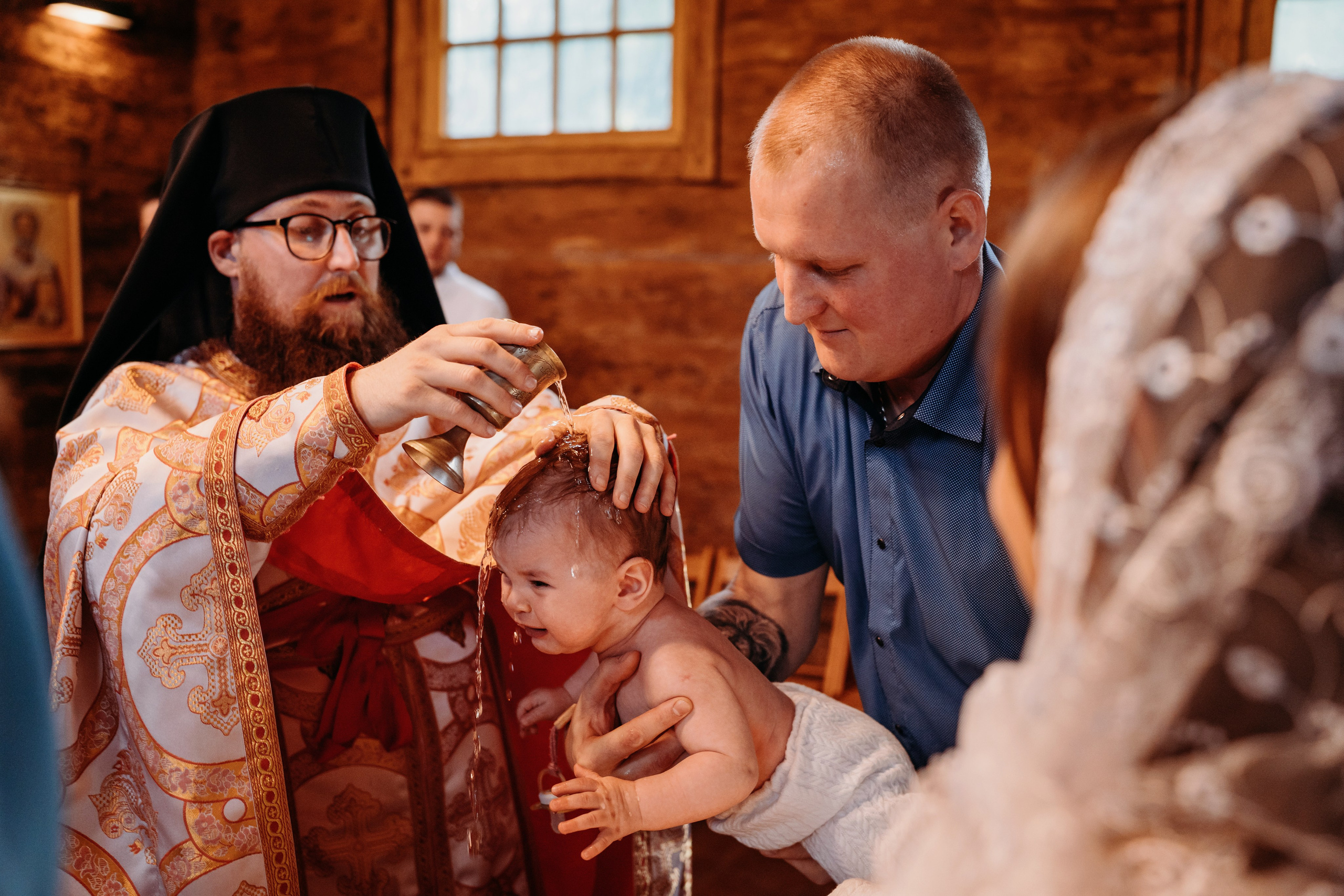 Таинство Крещения. Фотограф новорожденных и детей первого года Евгения Михалькевич