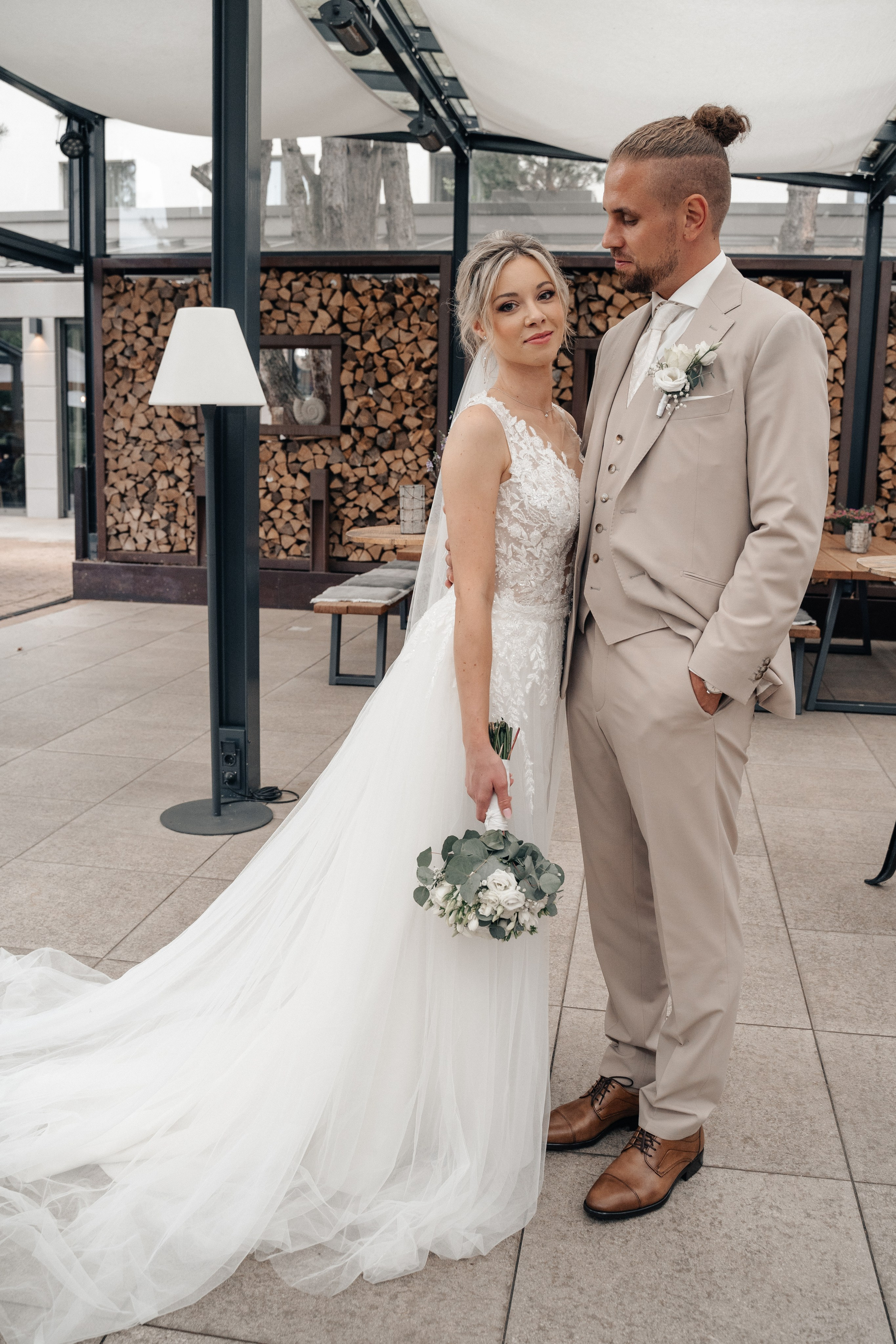 N & S  im Wellings Parkhotel & Lufre. Wedding Photographer Germany
