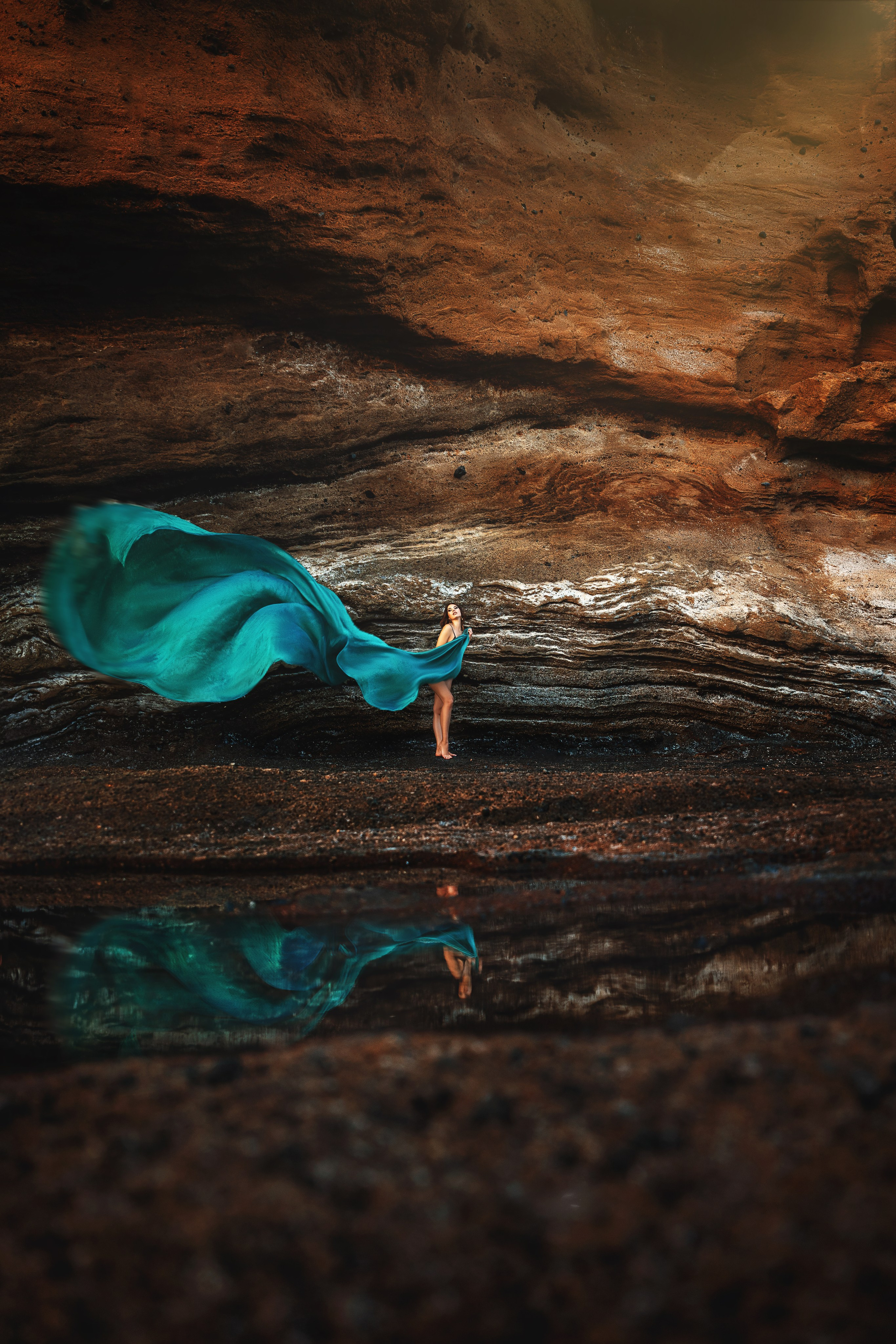 Silk (4 meters) 10€. Professional photography in Tenerife Tania Bonnet