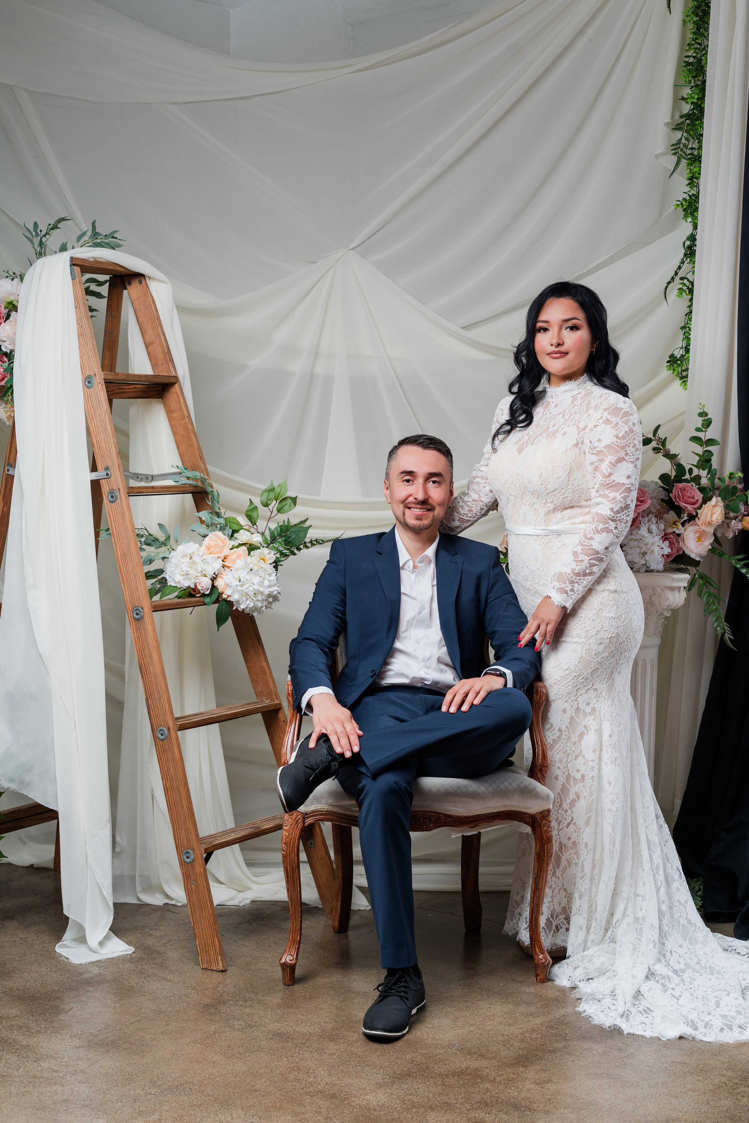Studio pre-wedding shoot. Photographer Nadezhda Gorbushina