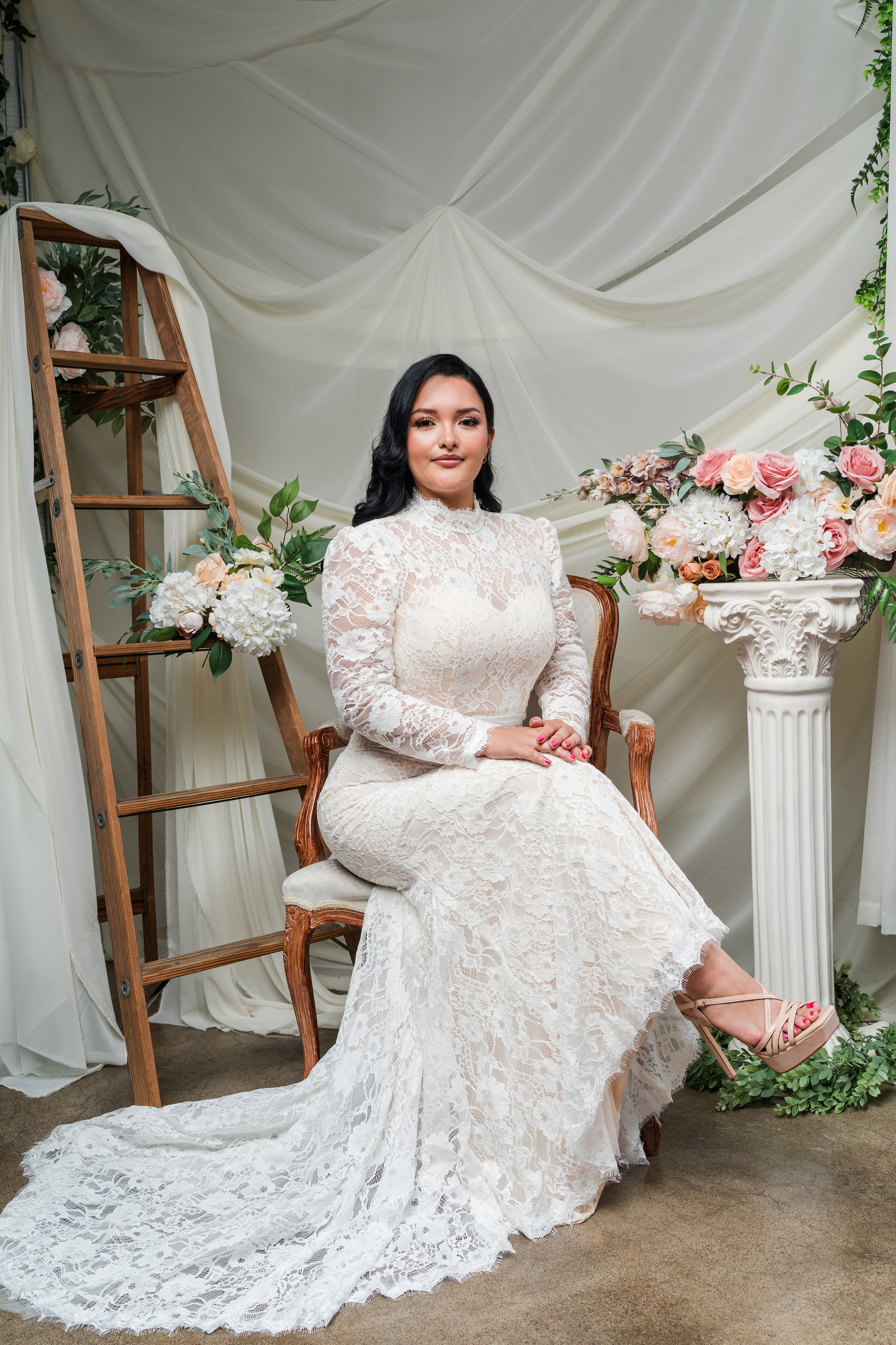 Studio pre-wedding shoot. Photographer Nadezhda Gorbushina