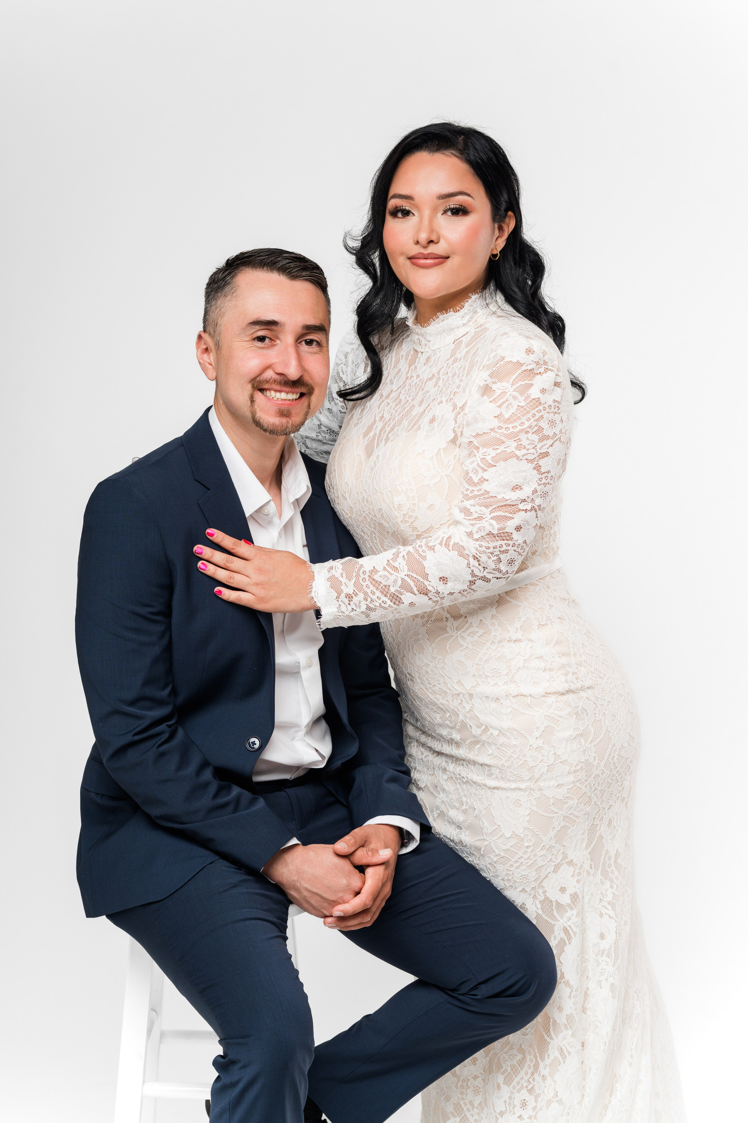 Studio pre-wedding shoot. Photographer Nadezhda Gorbushina